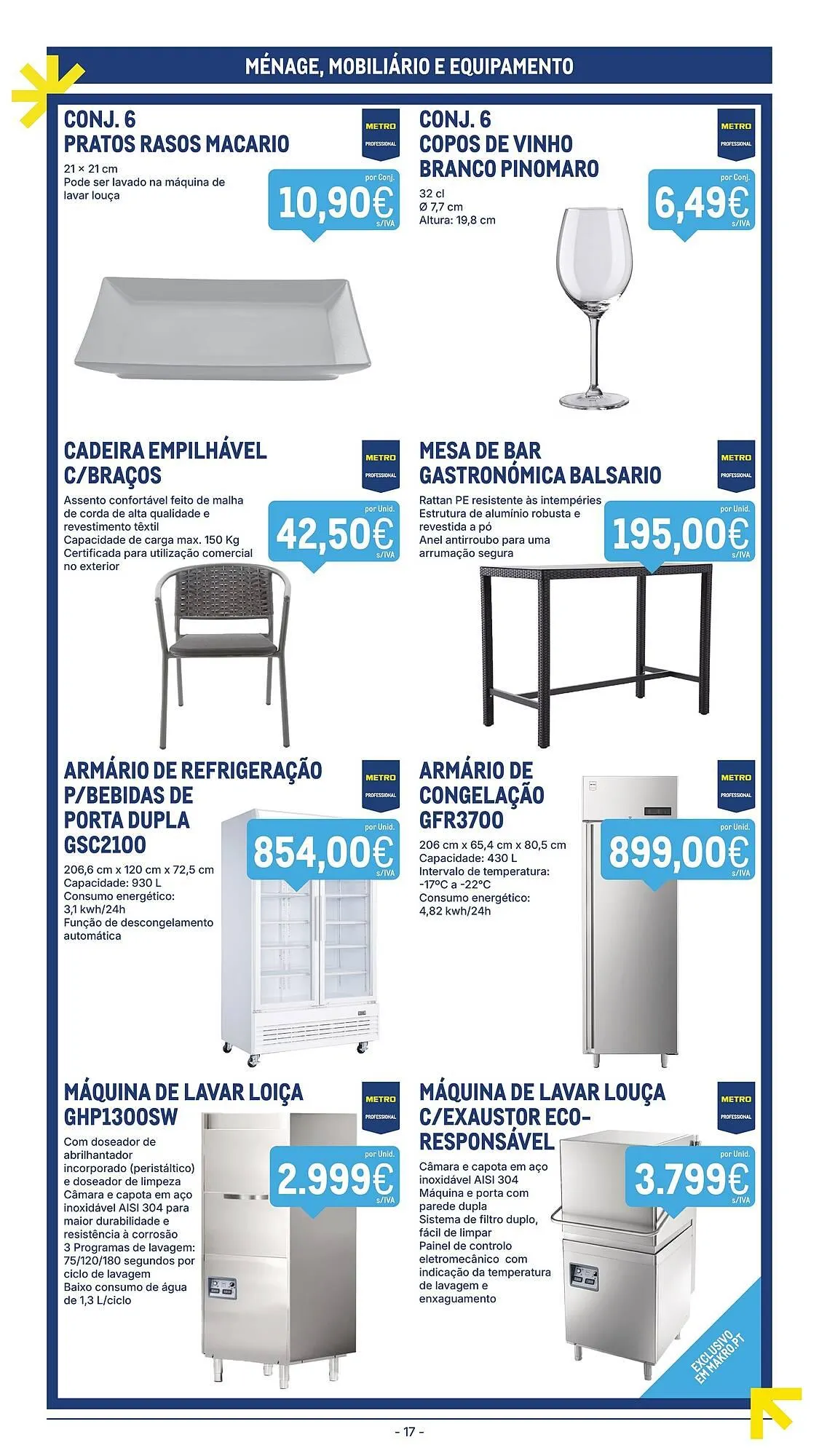 Folheto Catálogo Makro de 31 de março até 6 de abril 2026 - Pagina 17