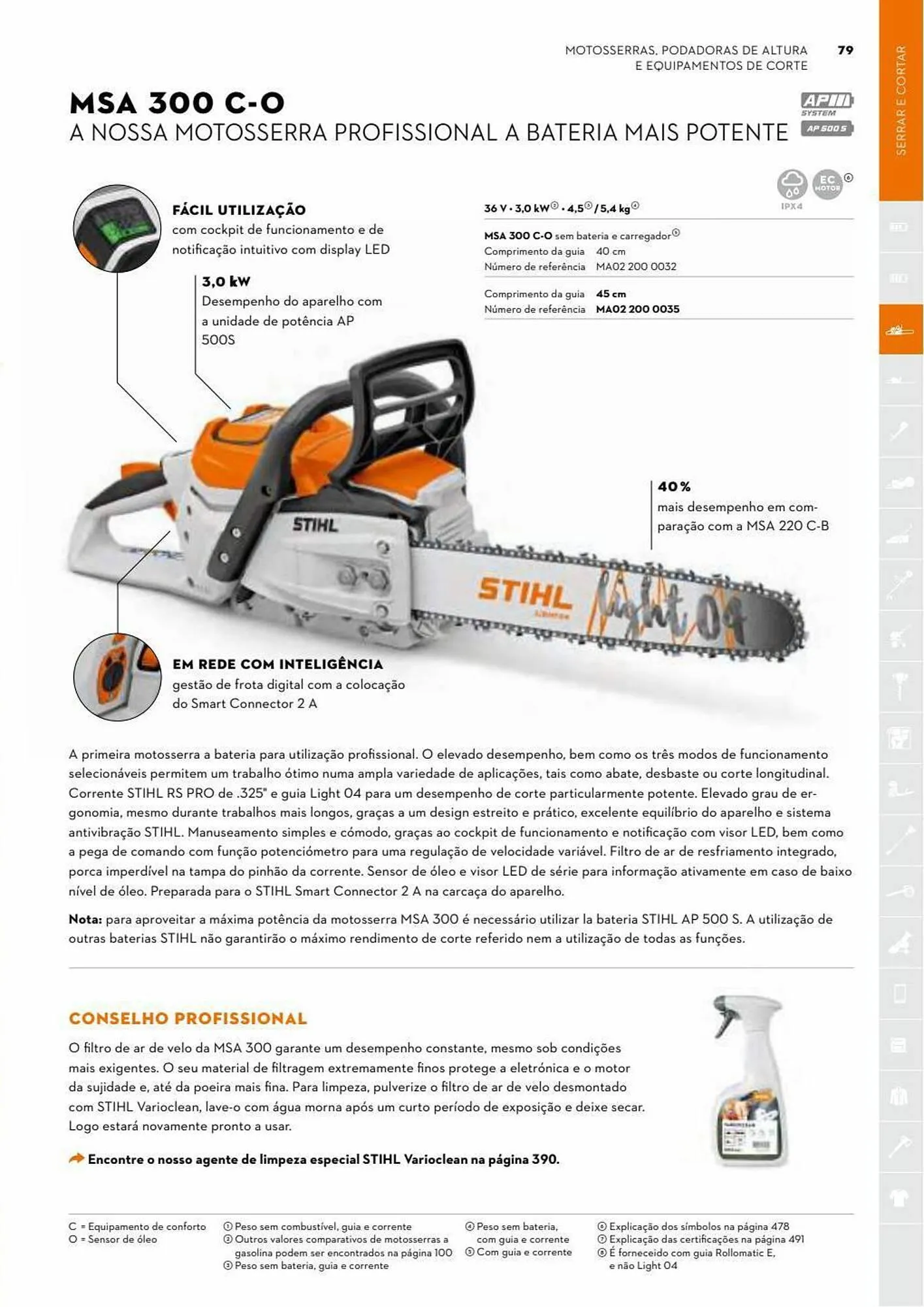 Folheto Folheto Stihl de 3 de julho até 31 de dezembro 2023 - Pagina 79