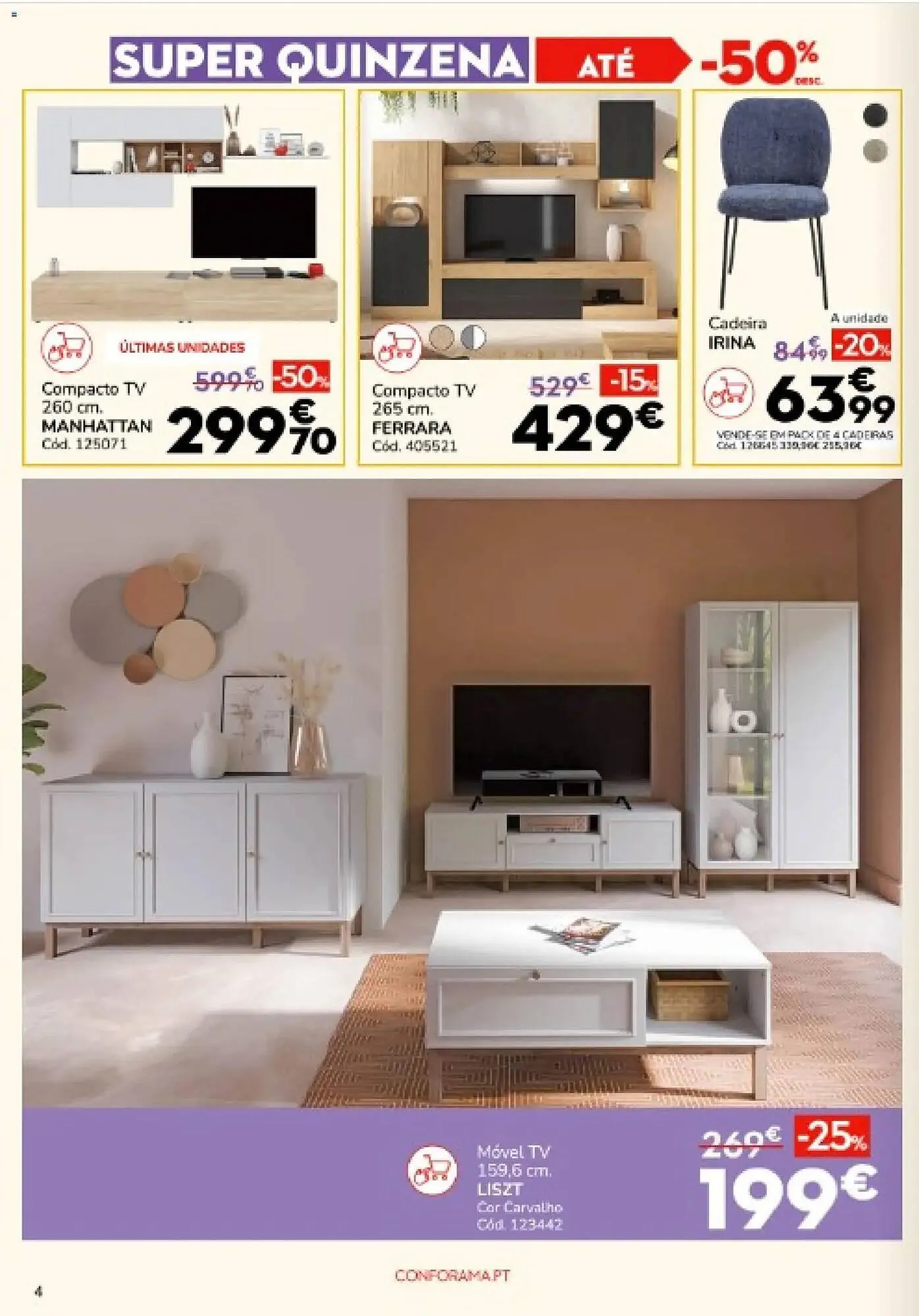 Folheto Folheto Conforama de 18 de dezembro até 1 de janeiro 2026 - Pagina 4
