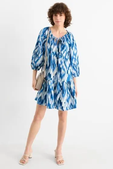 A-line dress - patterned