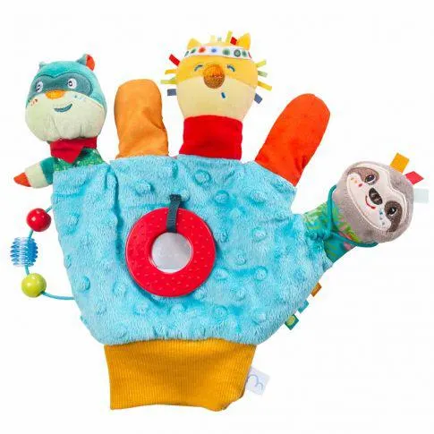 Boneco de bebé em forma de luva