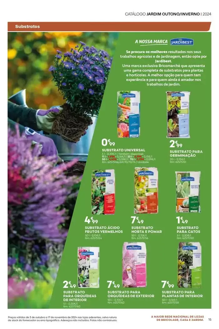 Folheto Folheto Digital - Jardim Outono/Inverno 24p Nacional de 3 de outubro até 17 de novembro 2024 - Pagina 15