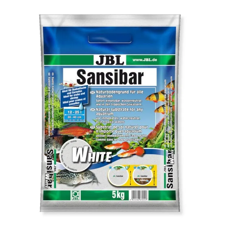 JBL Sansibar Substrato Branco para aquários