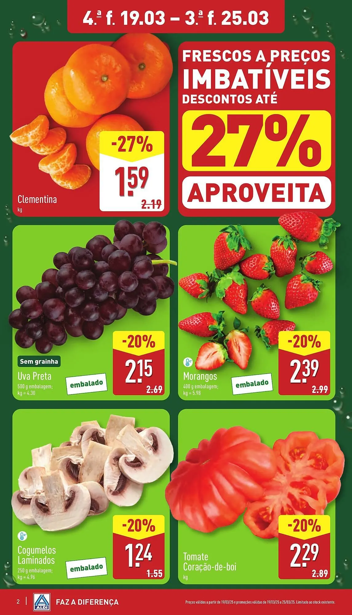 Folheto Folheto ALDI de 19 de março até 25 de março 2025 - Pagina 2