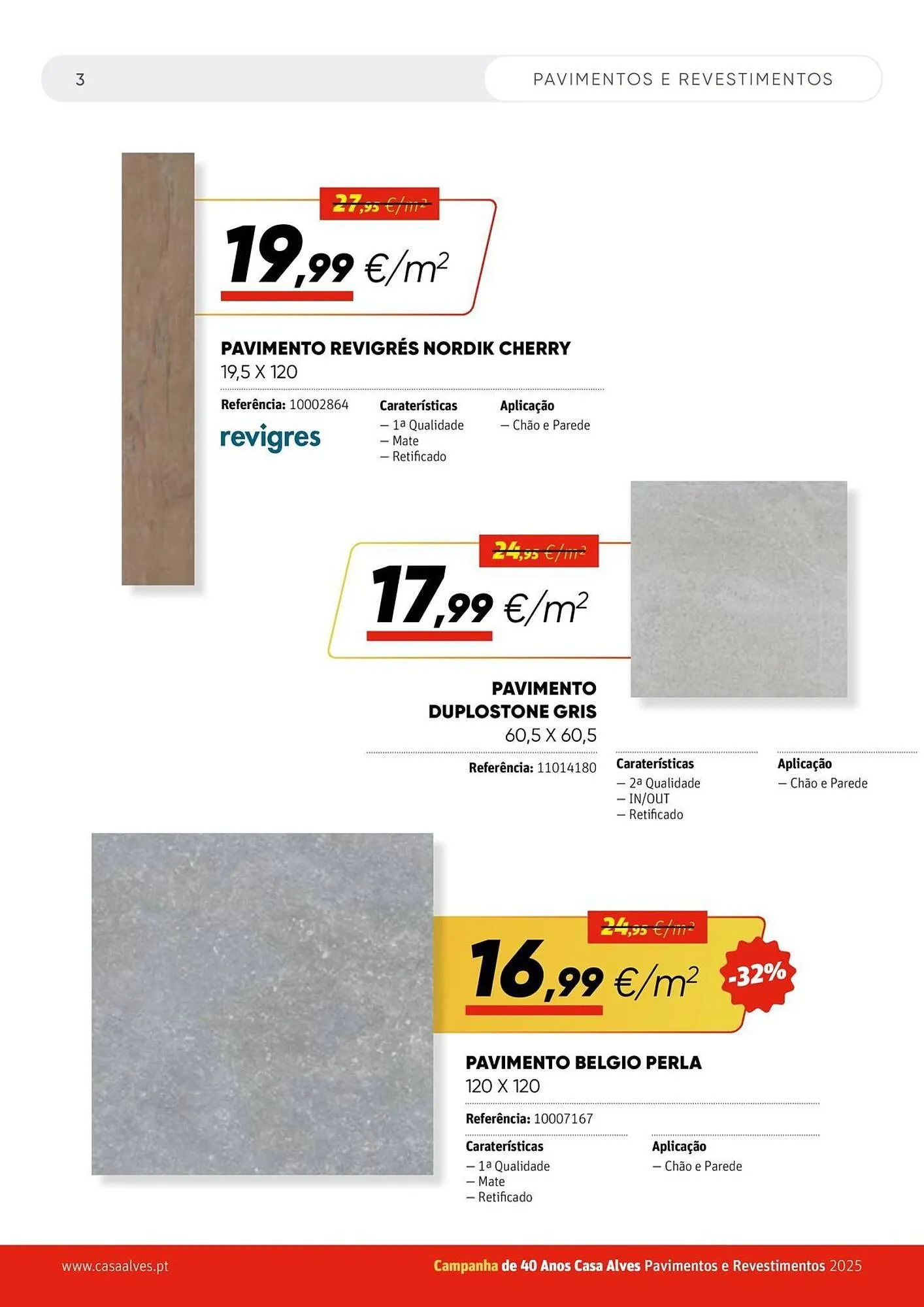 Folheto Folheto Casa Alves de 1 de abril até 31 de agosto 2025 - Pagina 3