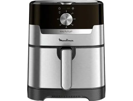 Fritadeira sem Óleo MOULINEX Air Fryer Easy Fry&Grill EZ501D10 (4.2 L - 1.2 kg - Prateado)
