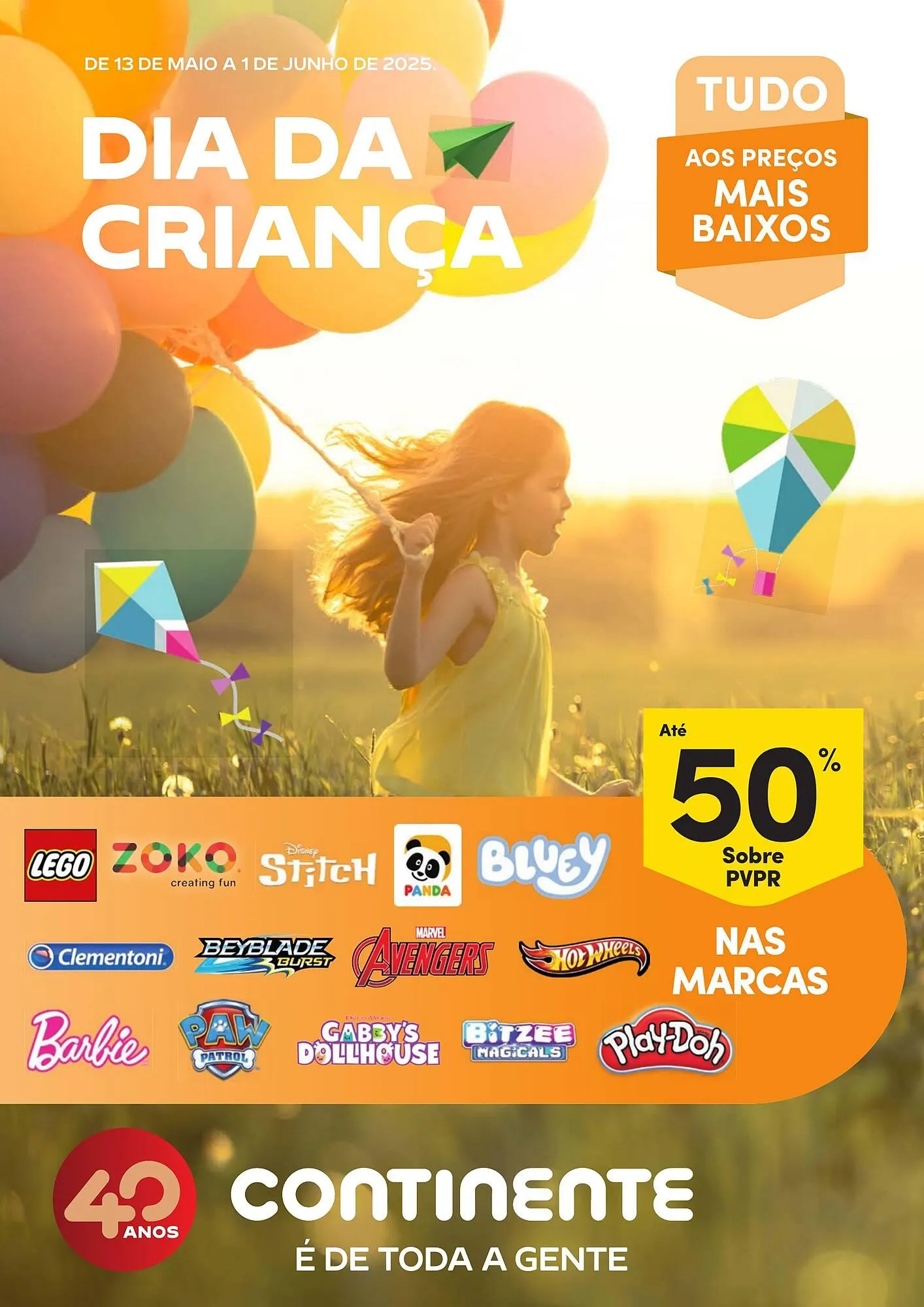 Folheto Folheto Continente de 13 de maio até 1 de junho 2025 - Pagina 1