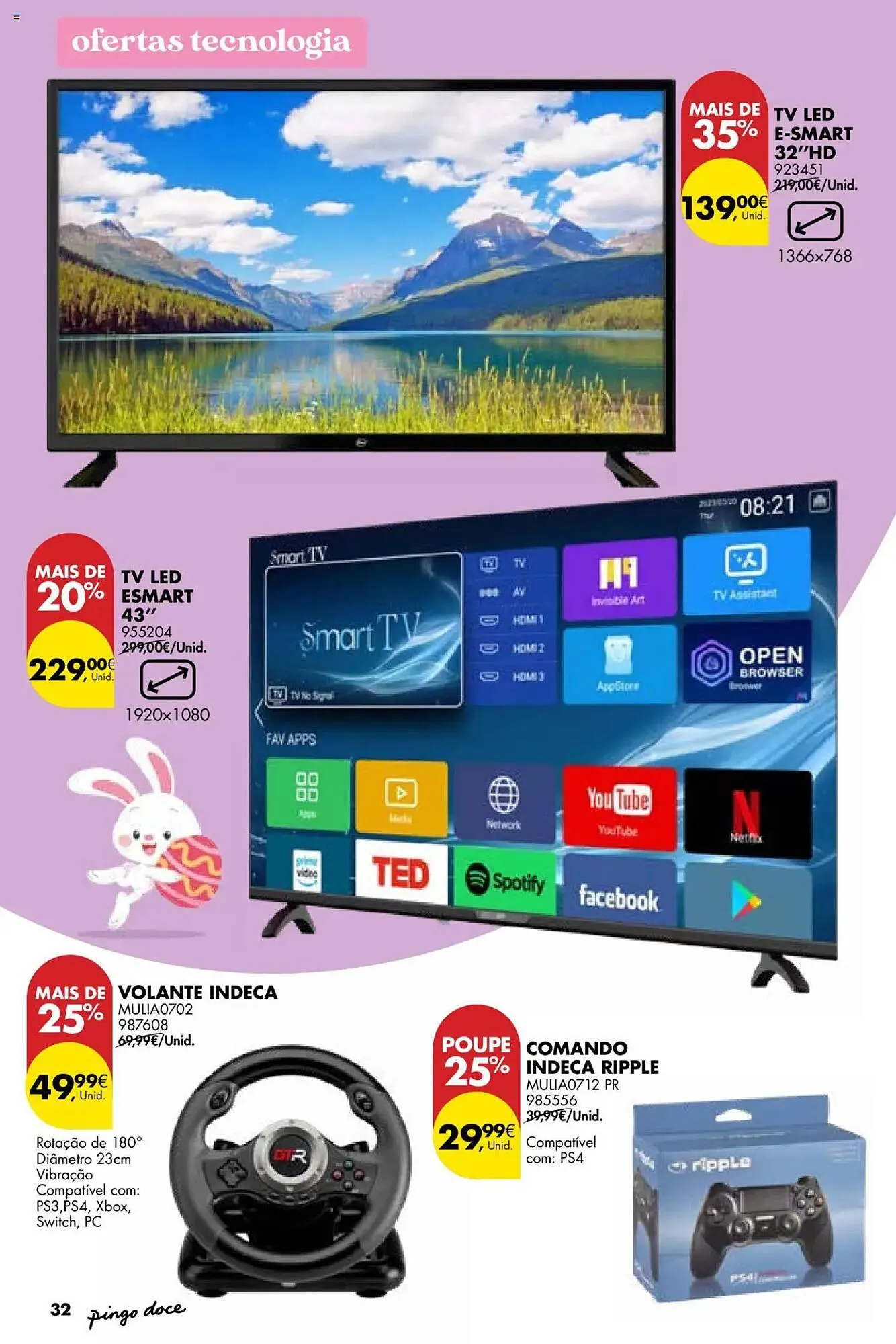 Folheto Folheto Pingo Doce de 18 de março até 21 de abril 2025 - Pagina 32