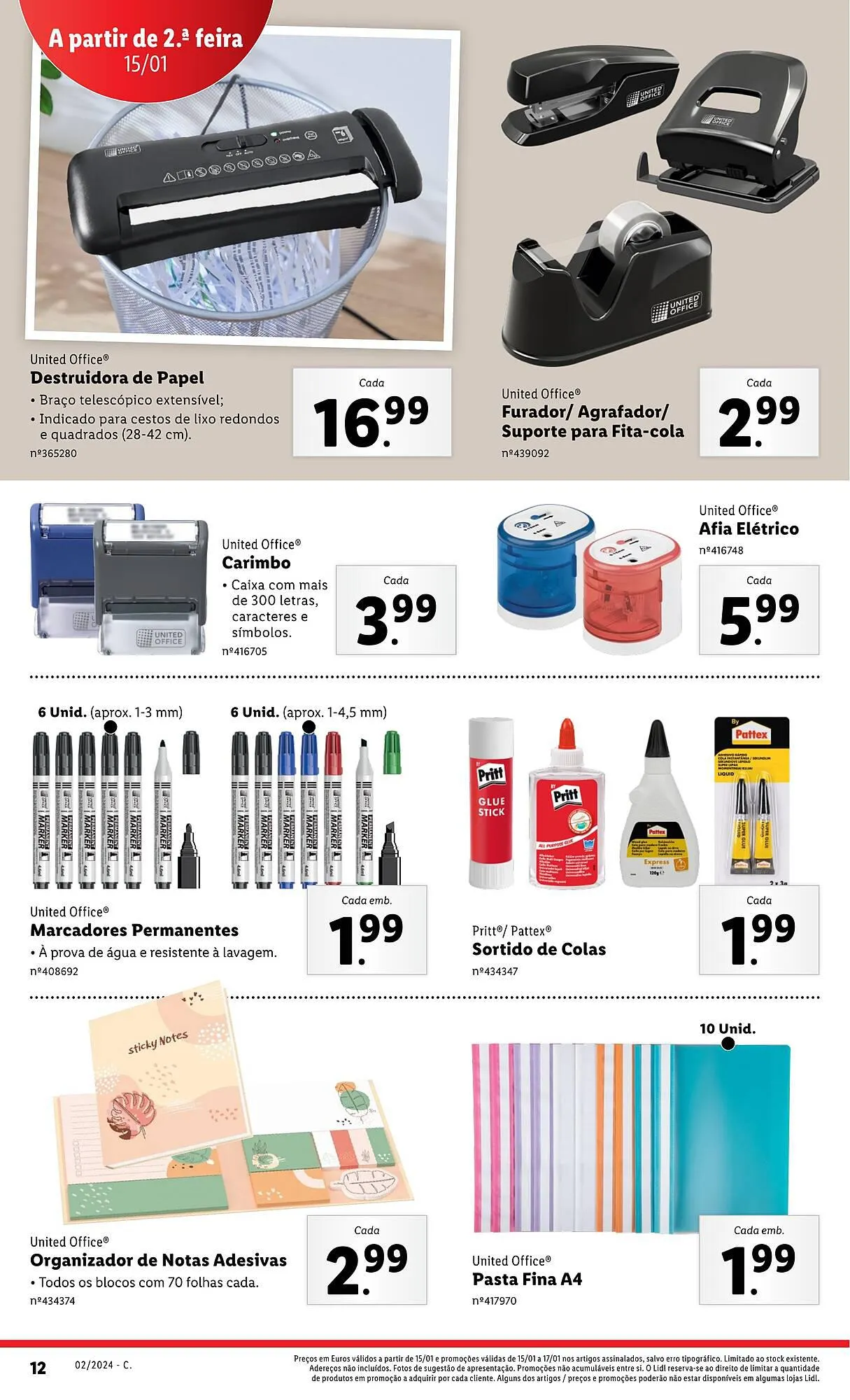 Folheto Folheto Lidl de 5 de janeiro até 1 de janeiro 2025 - Pagina 12