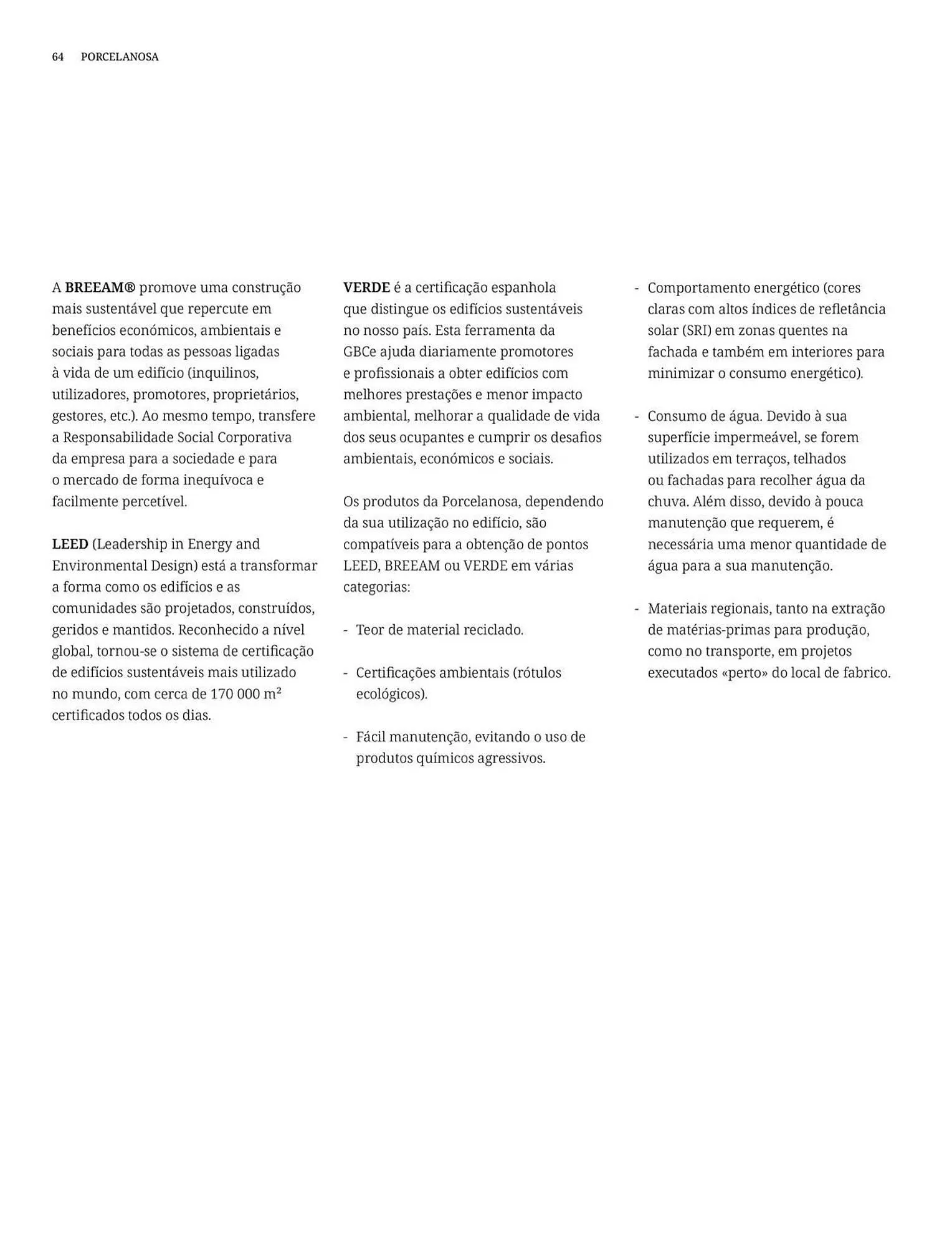 Folheto Catálogo Porcelanosa de 7 de janeiro até 31 de dezembro 2026 - Pagina 64