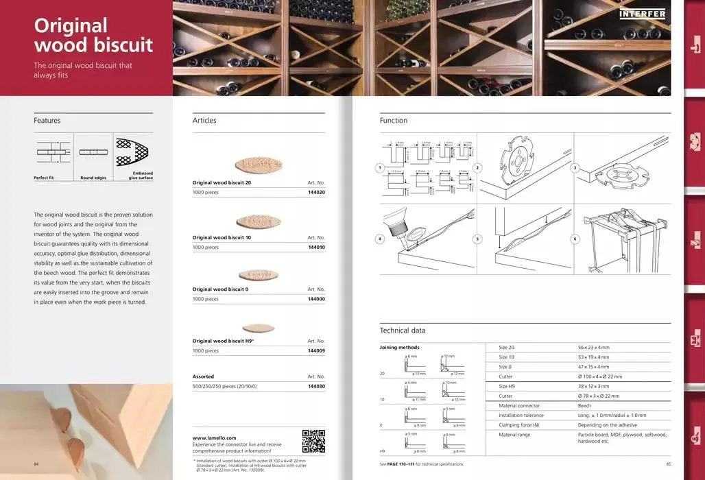 Folheto Novo! Catálogo Lamello 2025 de 6 de dezembro até 31 de dezembro 2025 - Pagina 43