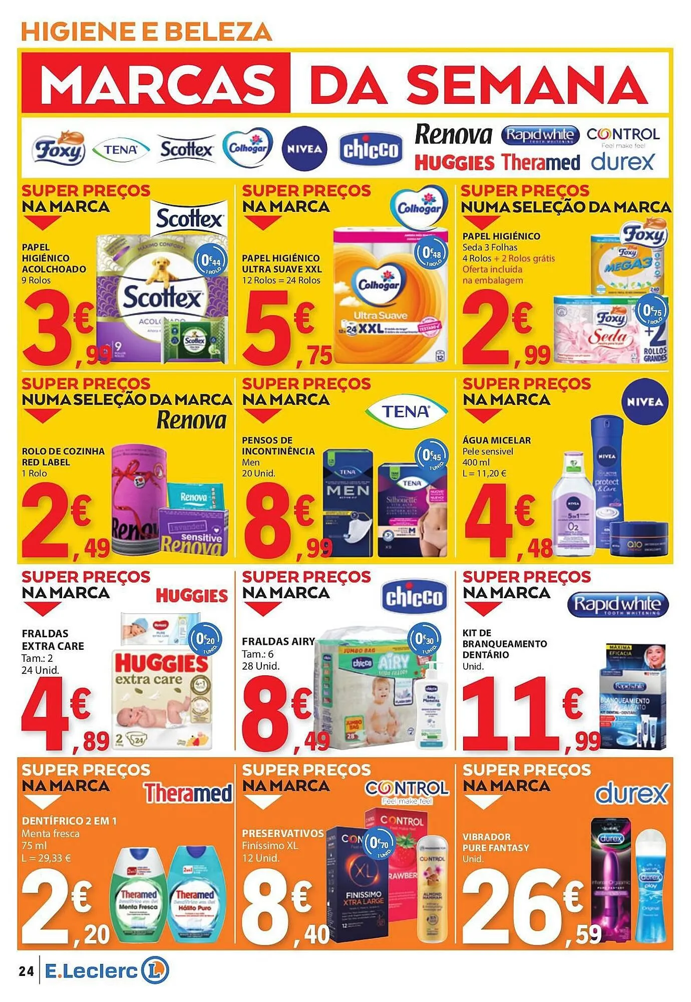 Folheto Folheto E.Leclerc de 13 de março até 19 de março 2025 - Pagina 24