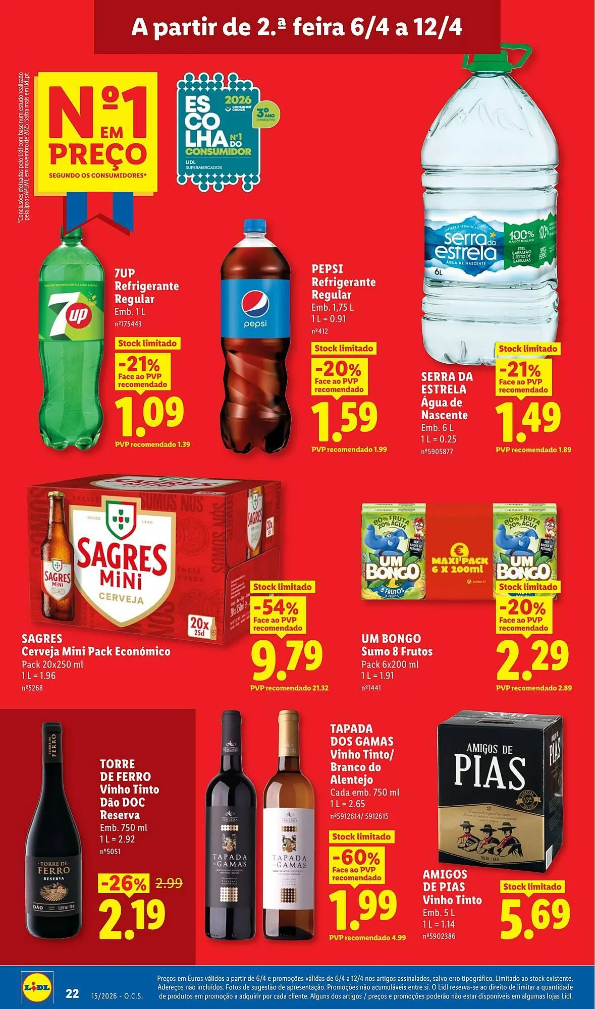 Folheto Folheto Lidl de 6 de abril até 12 de abril 2026 - Pagina 22