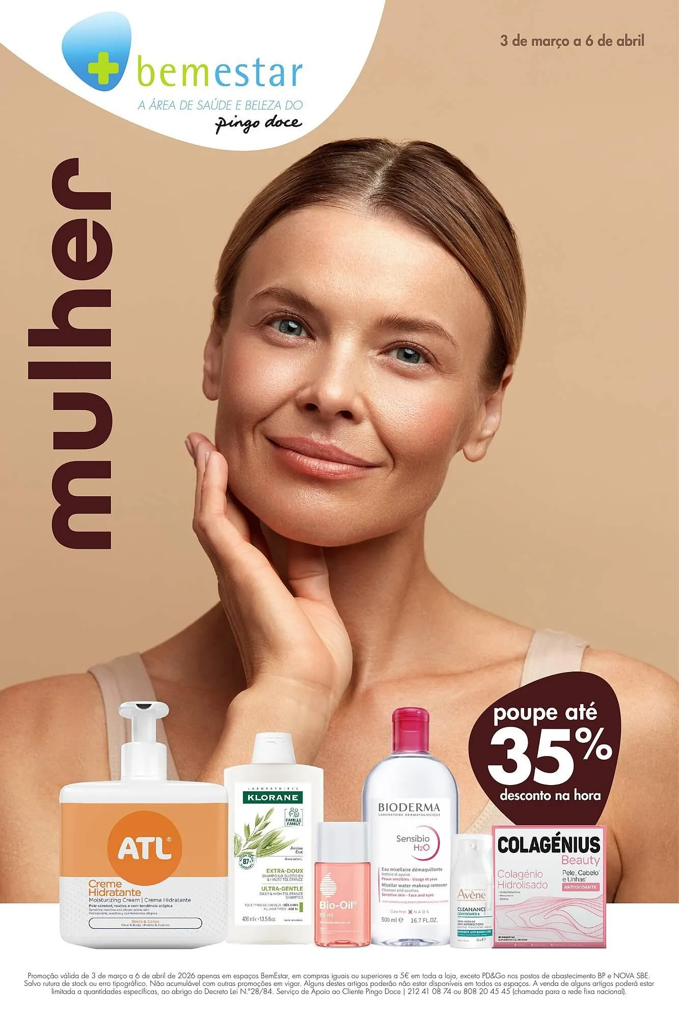 Folheto Folheto Pingo Doce de 3 de março até 6 de abril 2026 - Pagina 1