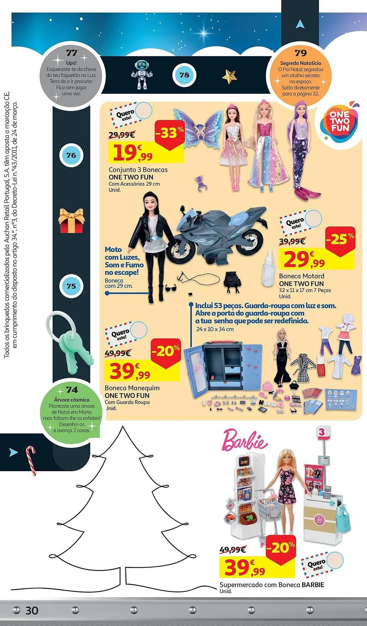 Folheto Folheto Auchan de 5 de novembro até 9 de dezembro 2025 - Pagina 30