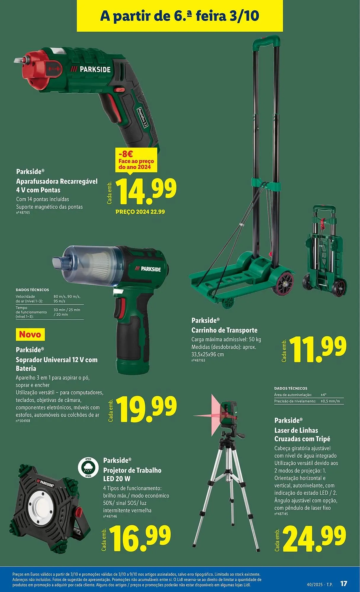 Folheto Folheto Lidl de 29 de setembro até 5 de outubro 2025 - Pagina 17