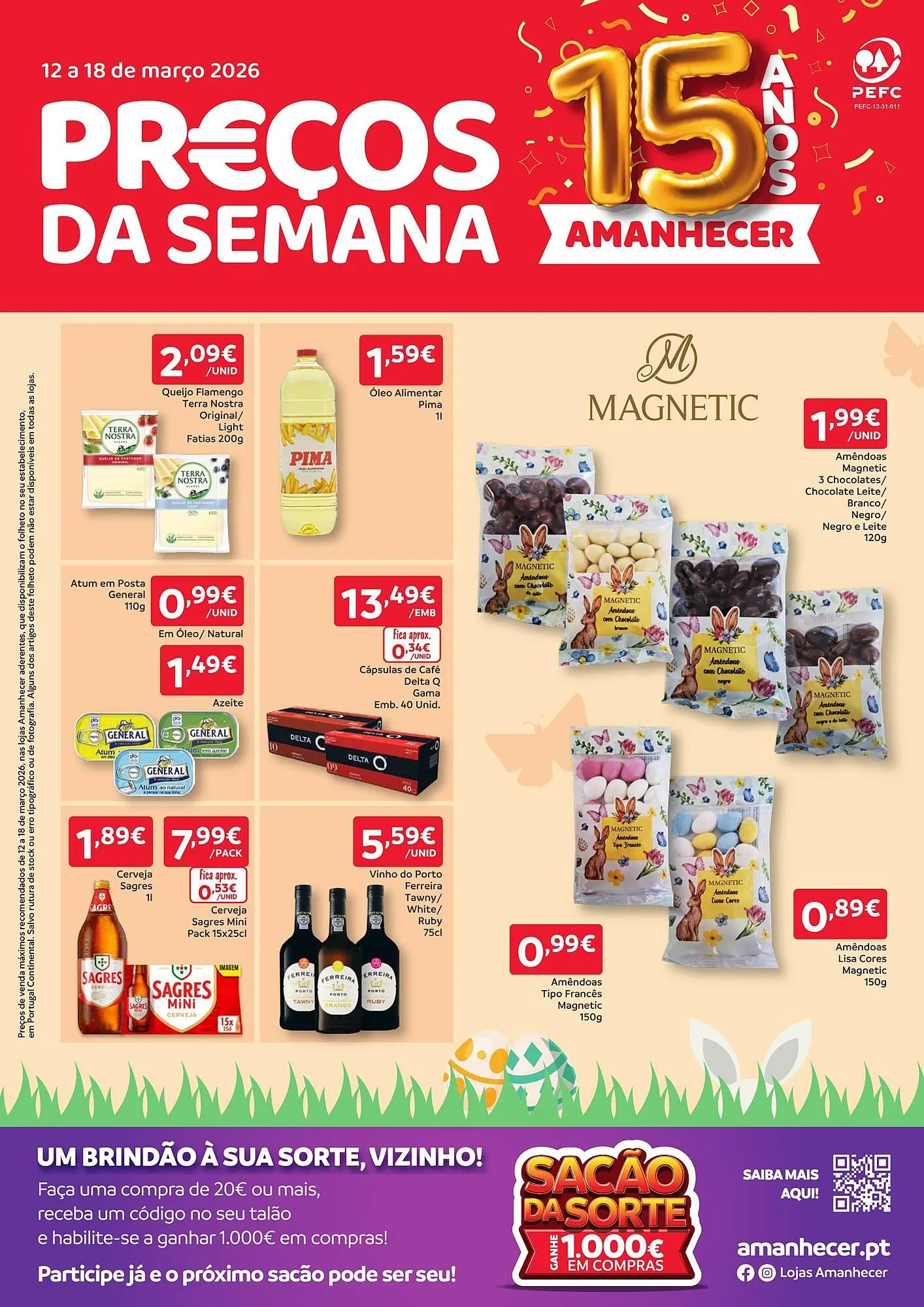Folheto Folheto Amanhecer de 12 de março até 18 de março 2026 - Pagina 1