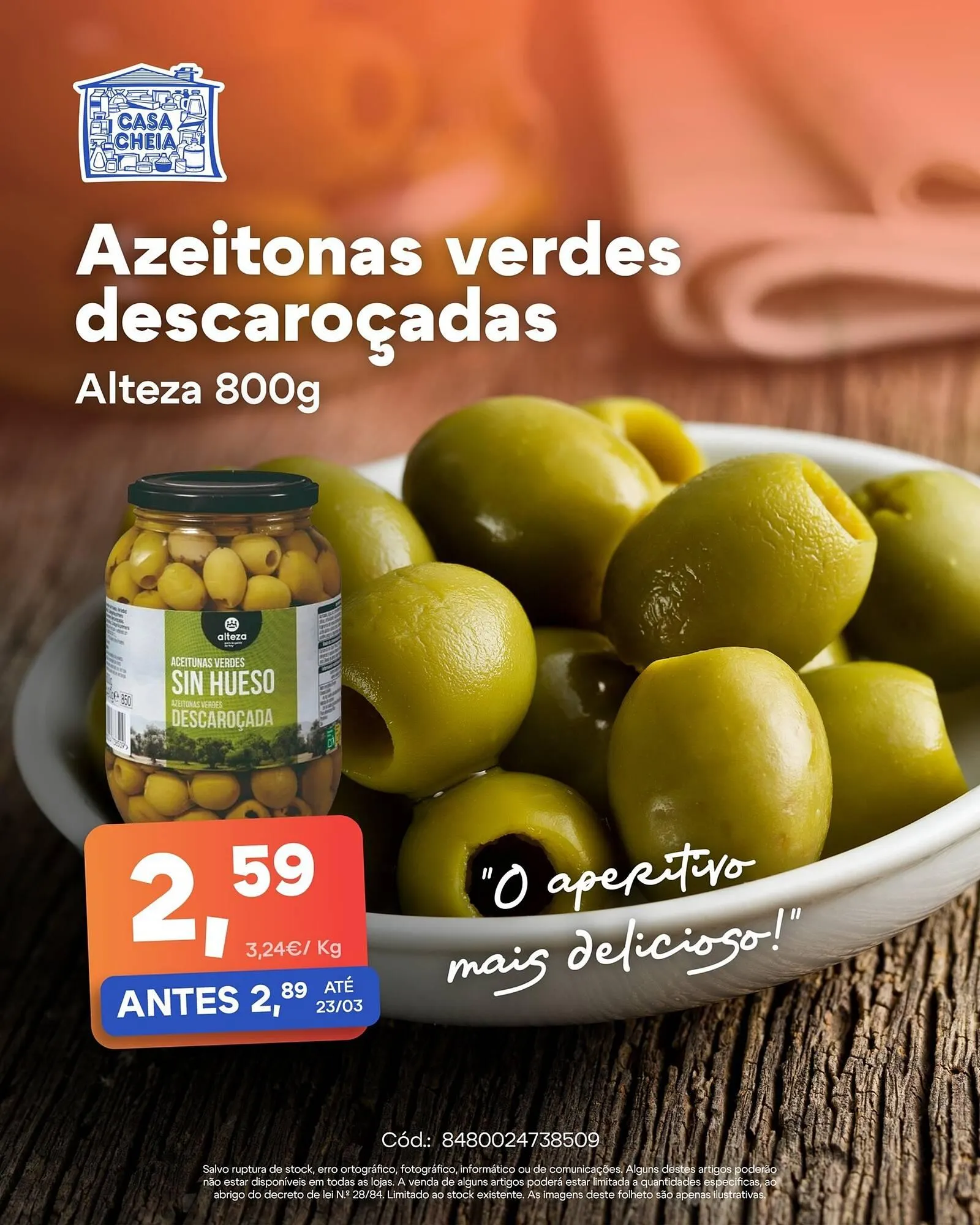 Folheto Folheto Casa Cheia de 19 de março até 23 de março 2026 - Pagina 1