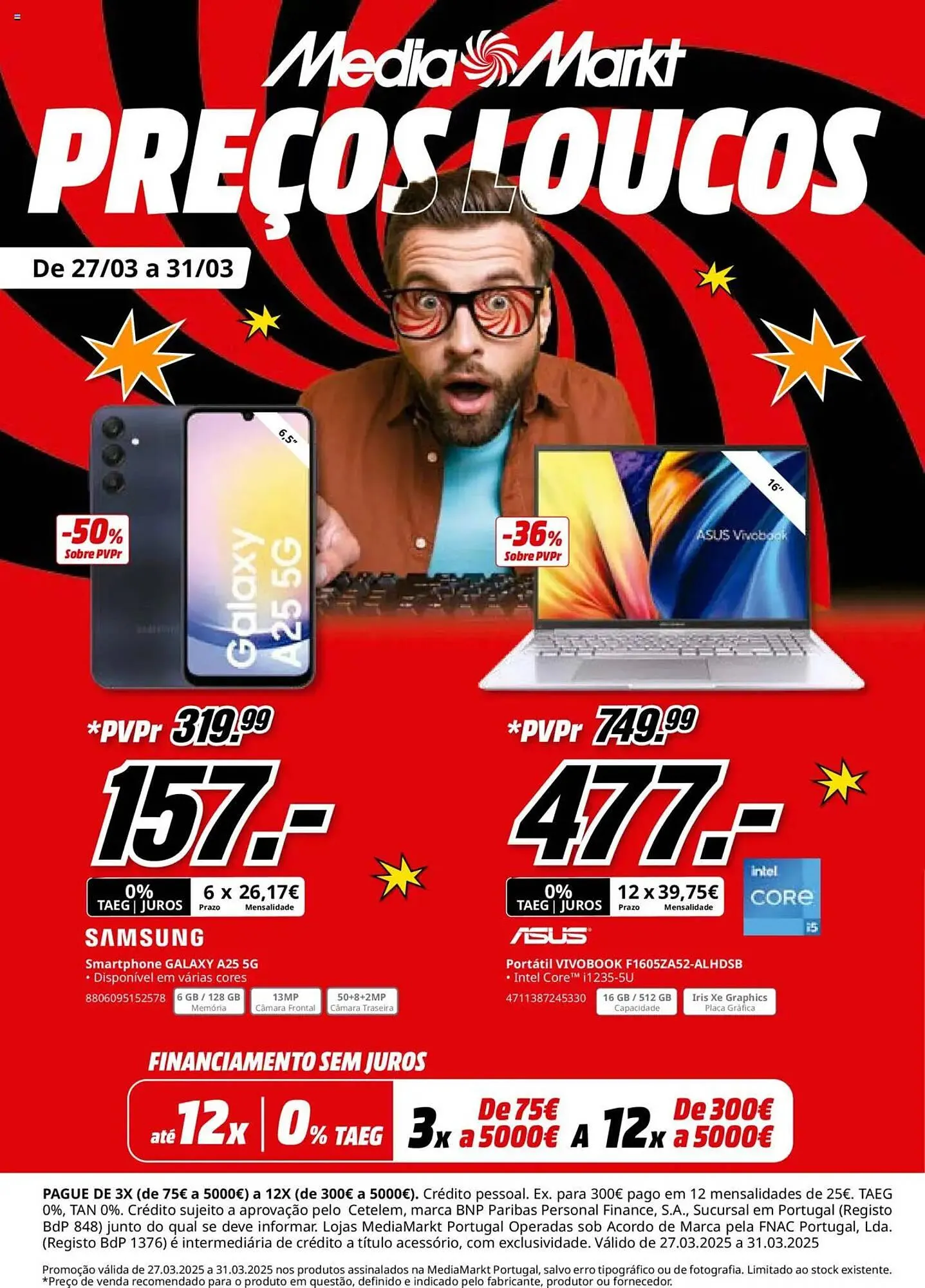 Folheto Folheto MediaMarkt de 27 de março até 31 de março 2025 - Pagina 1