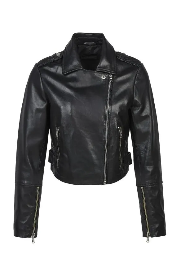 Blusão em pele Clara