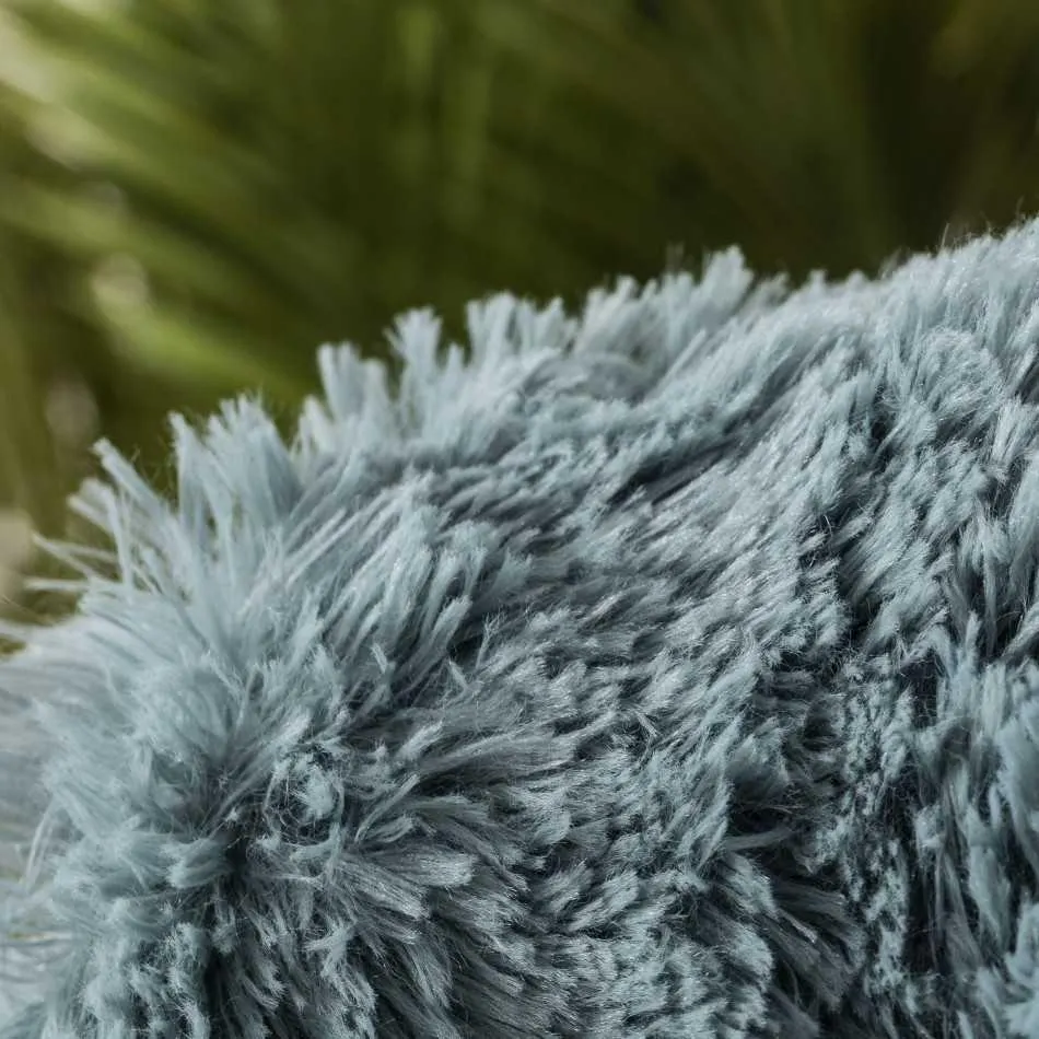 Manta pelo sherpa verde tiffany