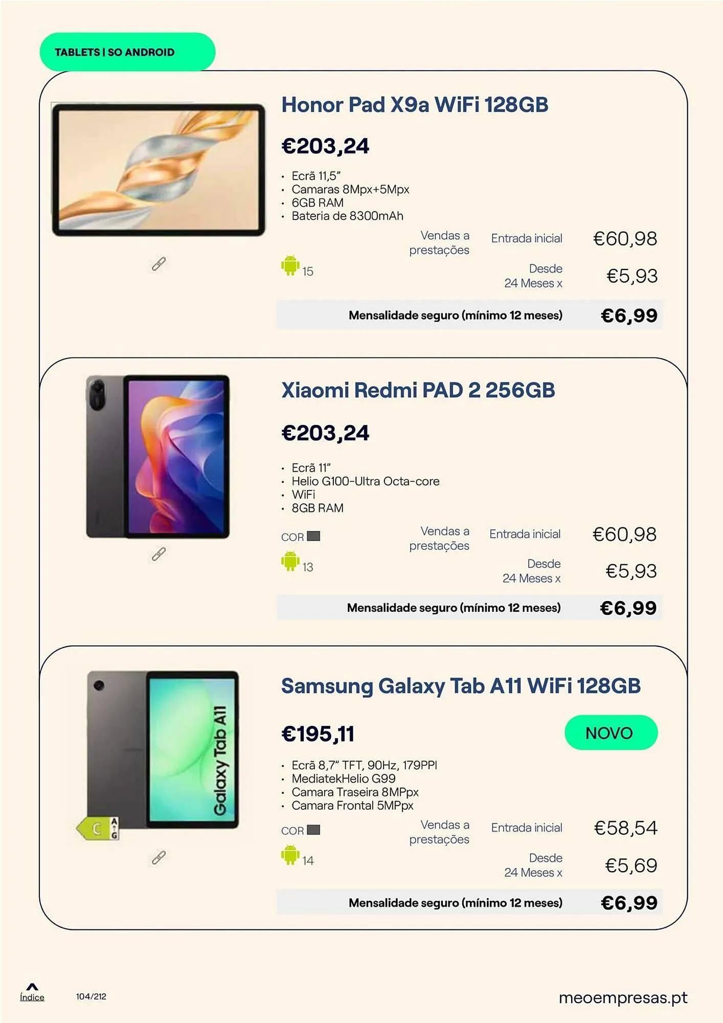 Folheto Catálogo MEO de 20 de outubro até 31 de dezembro 2025 - Pagina 104