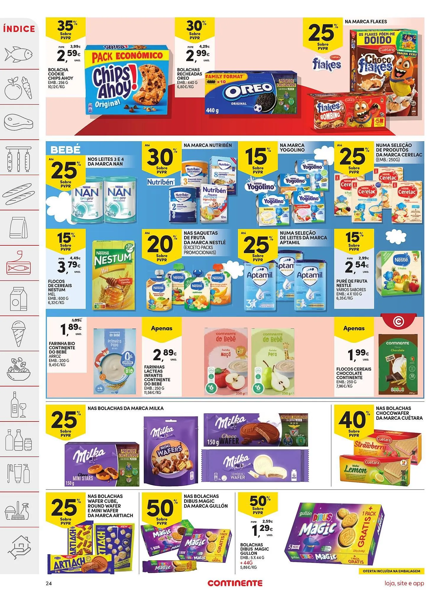 Folheto Folheto Continente de 14 de abril até 20 de abril 2026 - Pagina 24