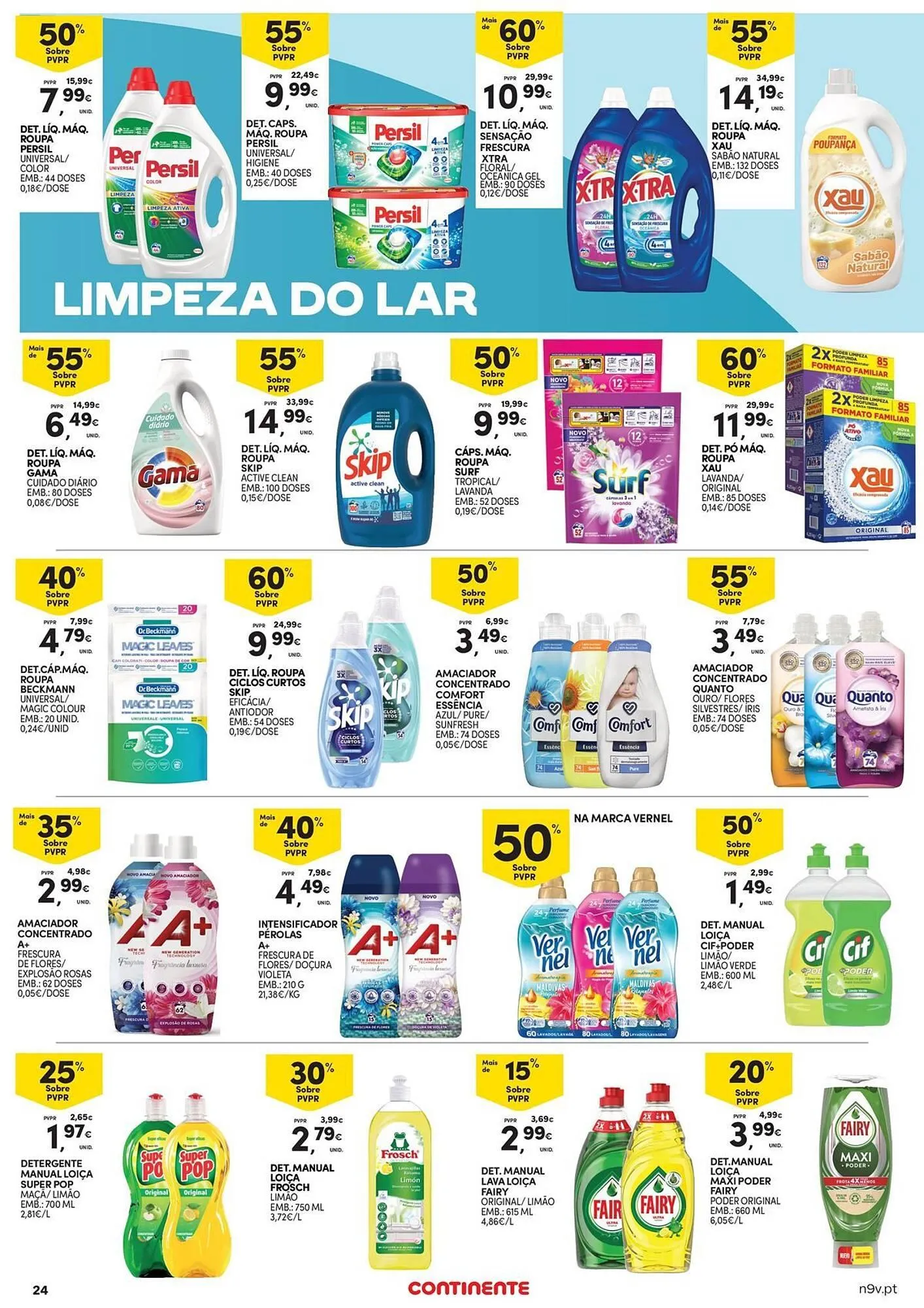 Folheto Folheto Continente de 4 de abril até 16 de abril 2025 - Pagina 24