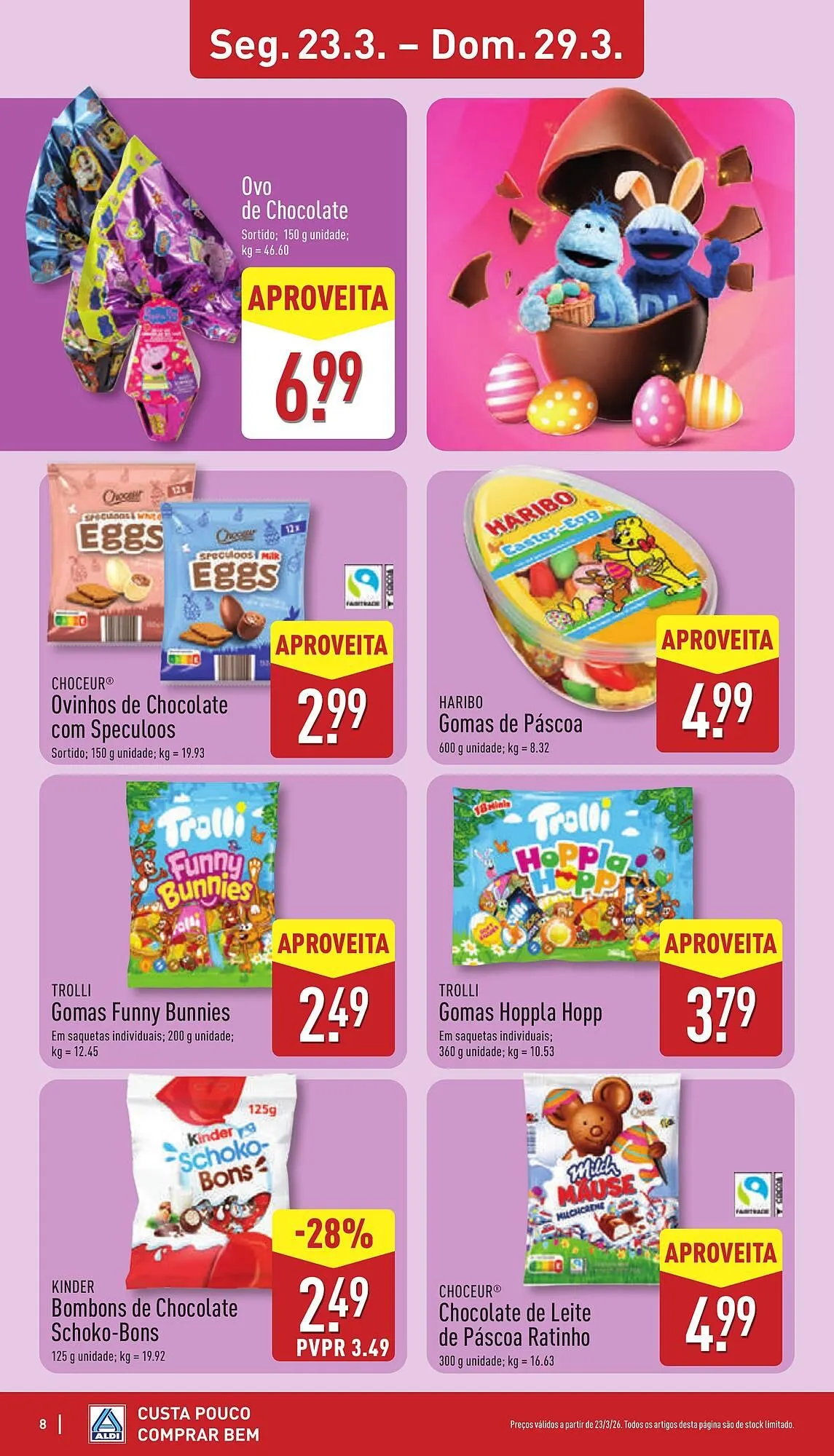 Folheto Folheto ALDI de 23 de março até 29 de março 2026 - Pagina 8