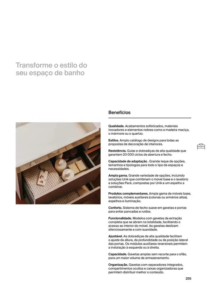 Folheto Soluções de Banho  de 6 de janeiro até 31 de dezembro 2025 - Pagina 257