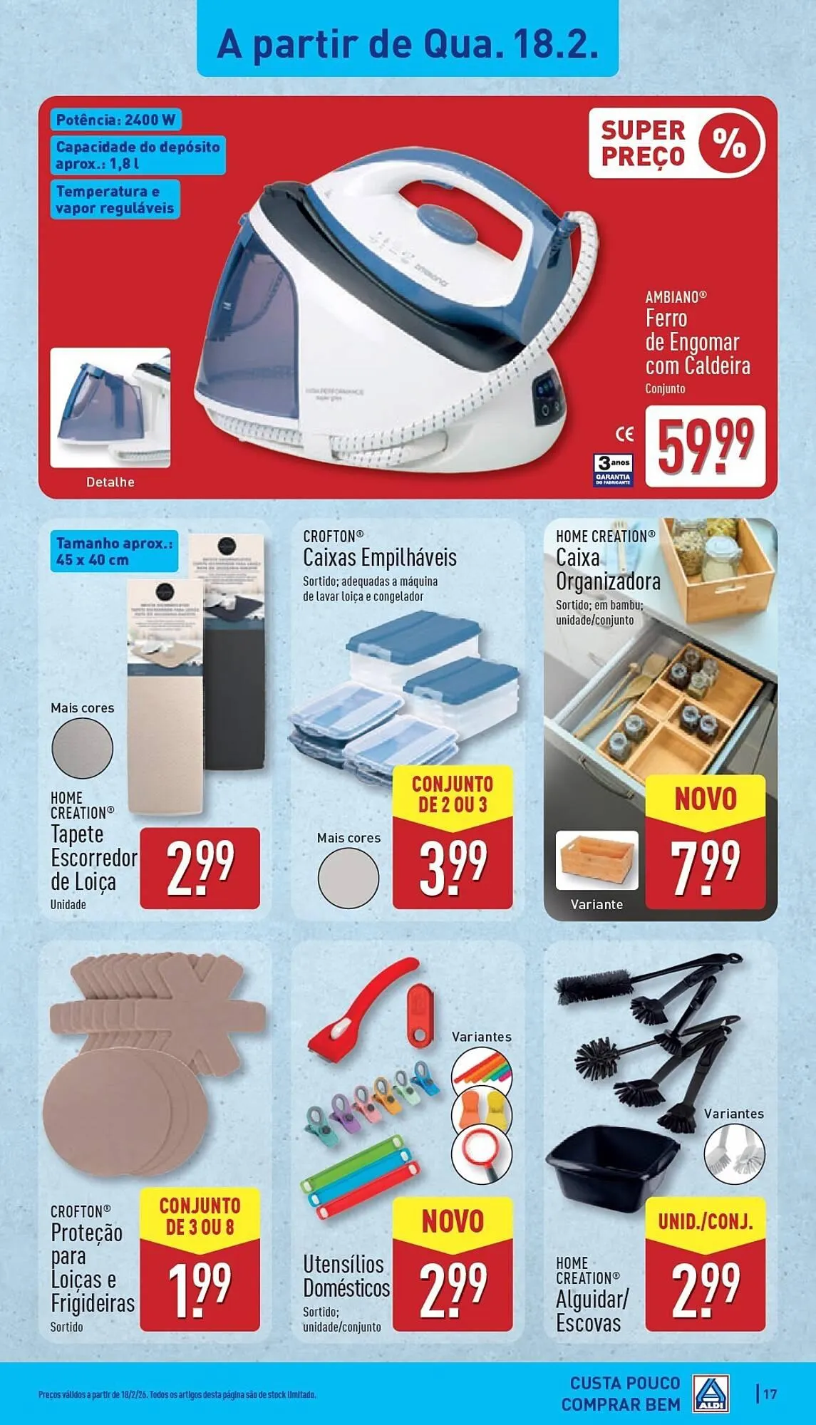 Folheto Folheto ALDI de 16 de fevereiro até 22 de fevereiro 2026 - Pagina 17