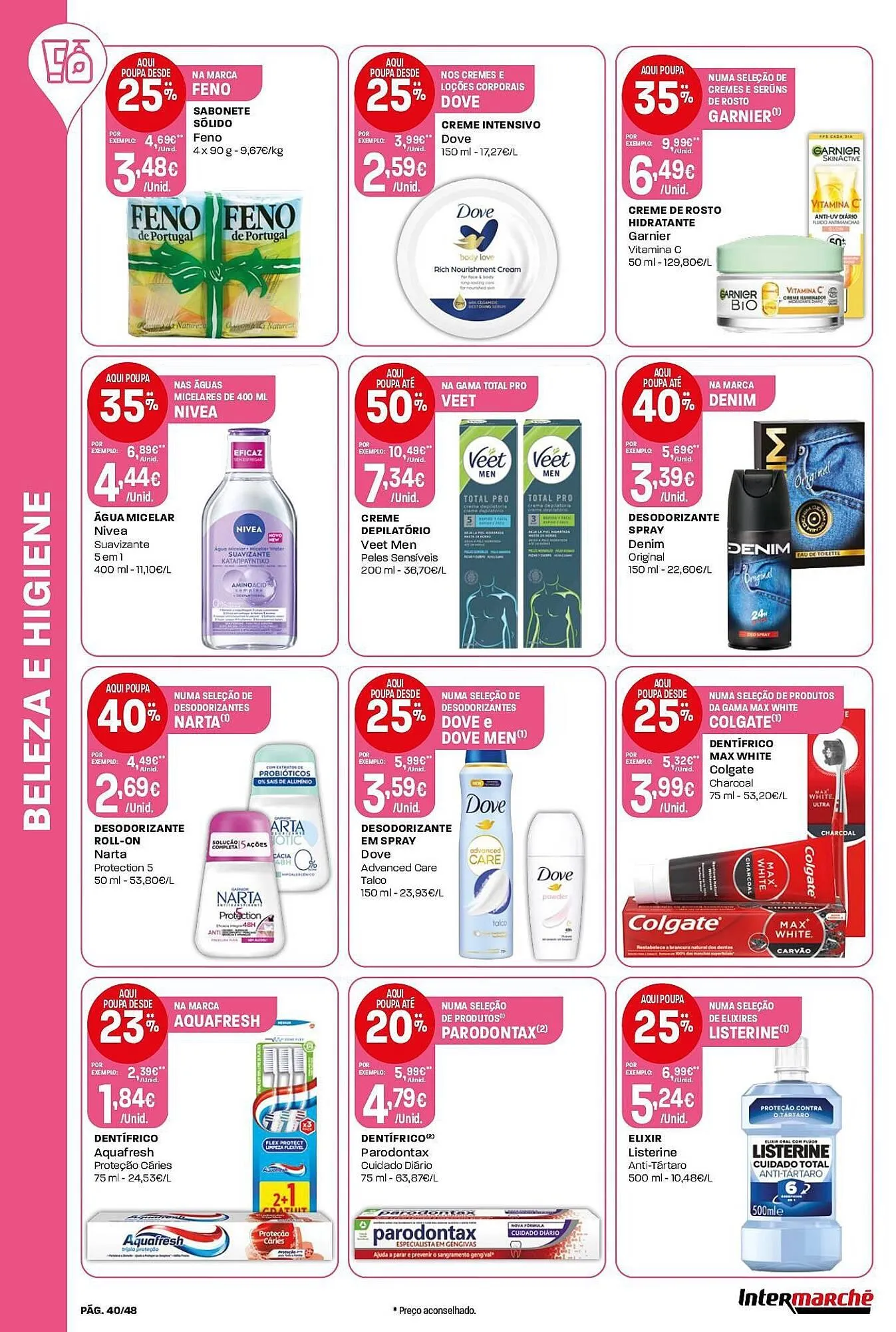 Folheto Folheto Intermarché de 22 de janeiro até 28 de janeiro 2026 - Pagina 40