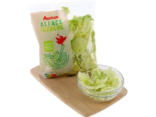 alface auchan iceberg 250g