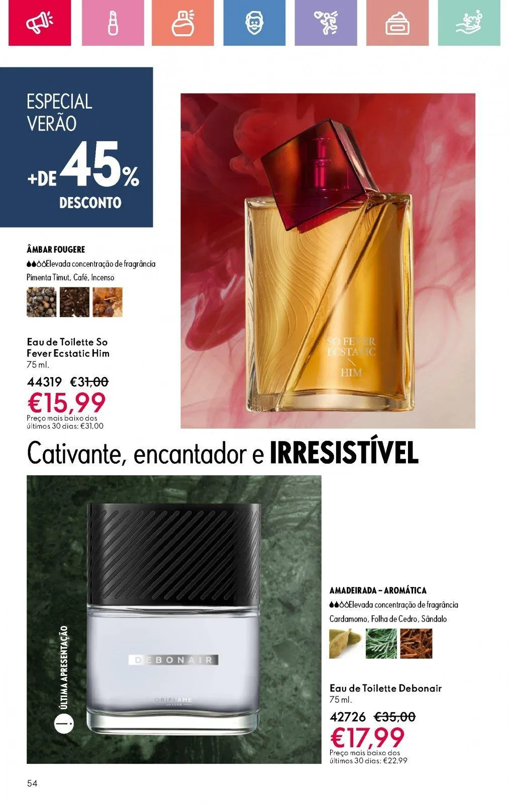 Folheto Folheto de Oriflame até 05.07.2025 de 18 de junho até 5 de julho 2025 - Pagina 54