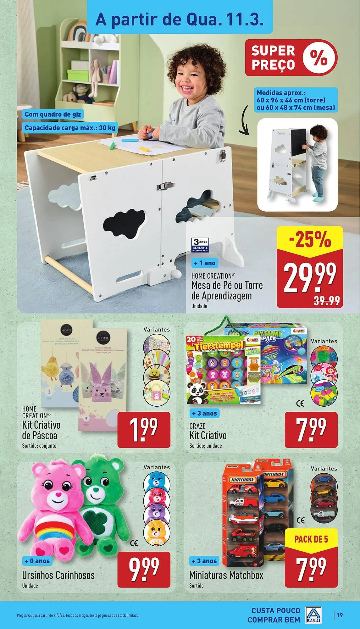 Folheto Folheto ALDI de 9 de março até 15 de março 2026 - Pagina 19