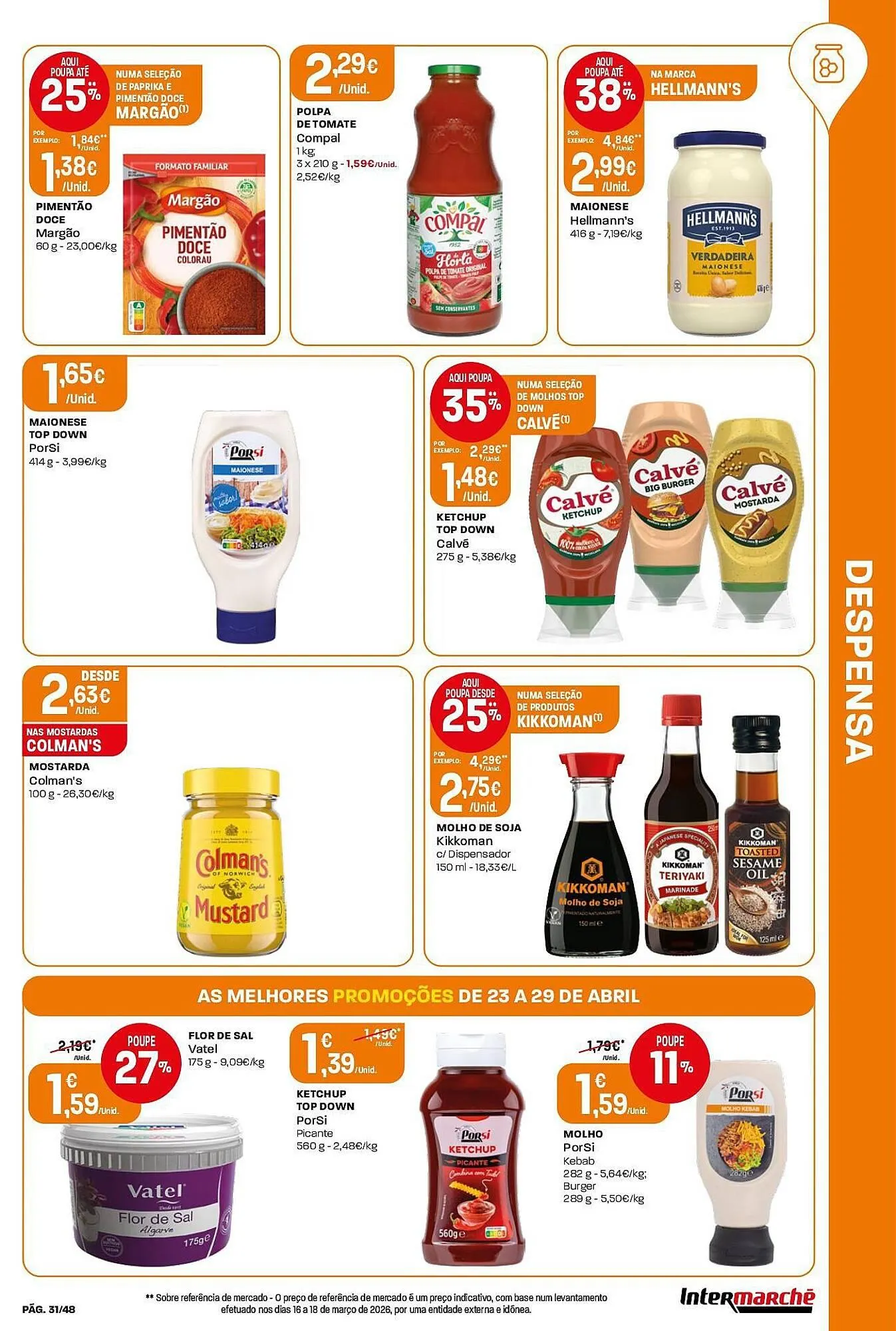 Folheto Folheto Intermarché de 23 de abril até 29 de abril 2026 - Pagina 31