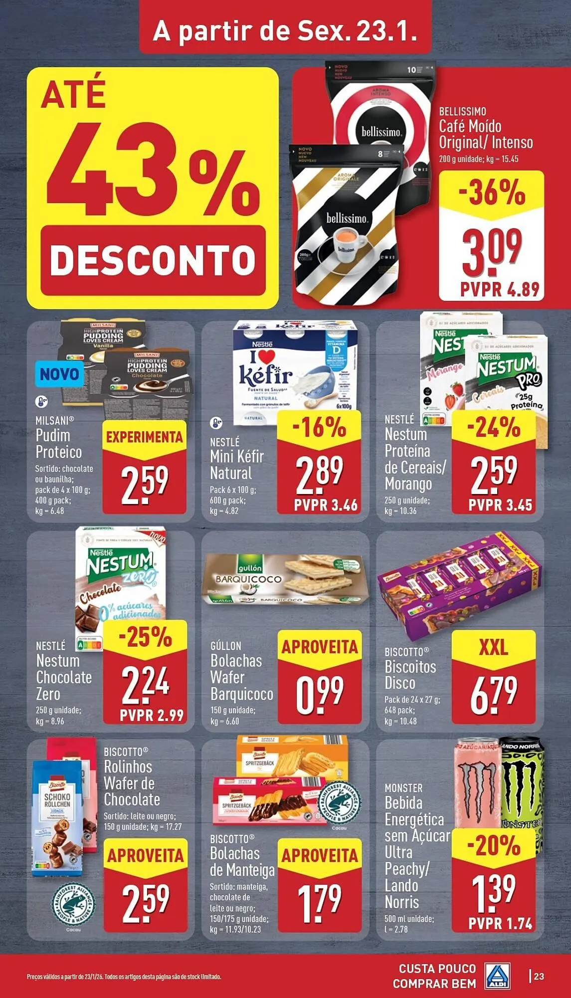 Folheto Folheto ALDI de 19 de janeiro até 25 de janeiro 2026 - Pagina 23