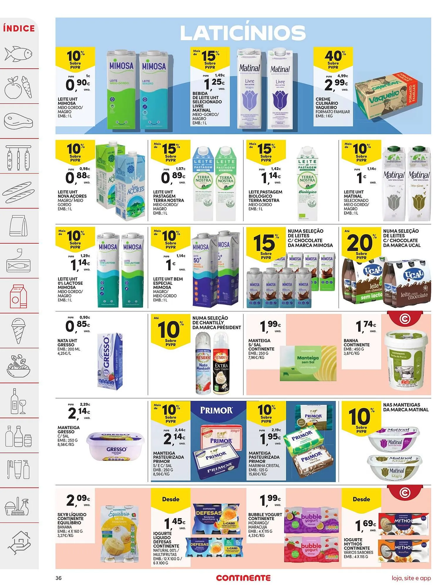 Folheto Folheto Continente de 3 de março até 9 de março 2026 - Pagina 36
