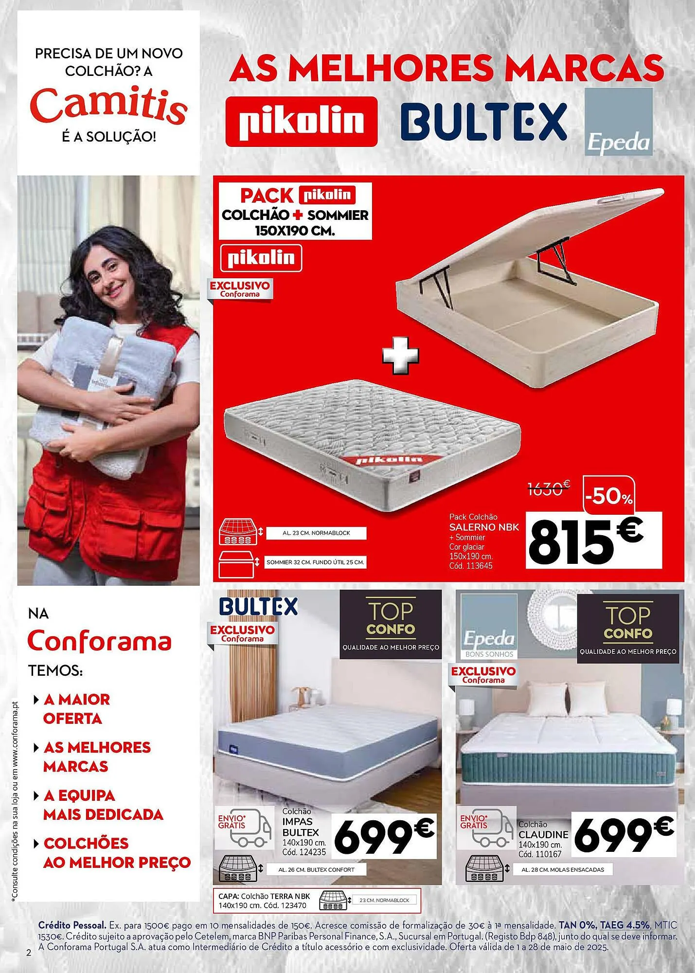 Folheto Folheto Conforama de 1 de maio até 29 de maio 2025 - Pagina 2