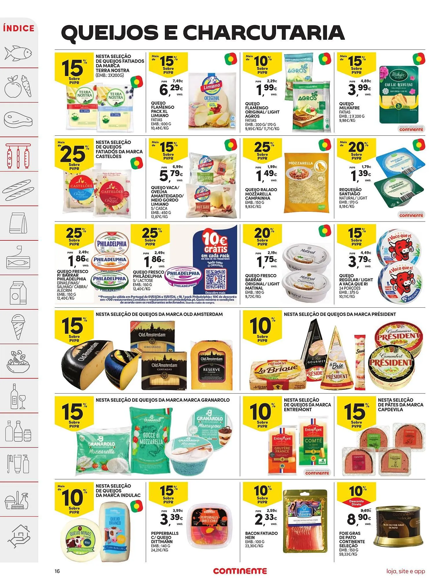 Folheto Folheto Continente de 31 de março até 6 de abril 2026 - Pagina 16