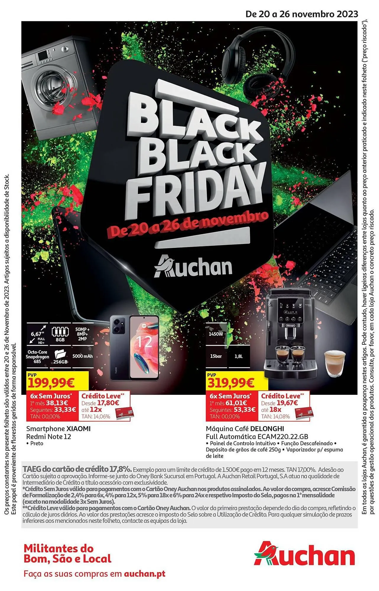 Folheto Folheto Auchan de 20 de novembro até 26 de novembro 2023 - Pagina 1