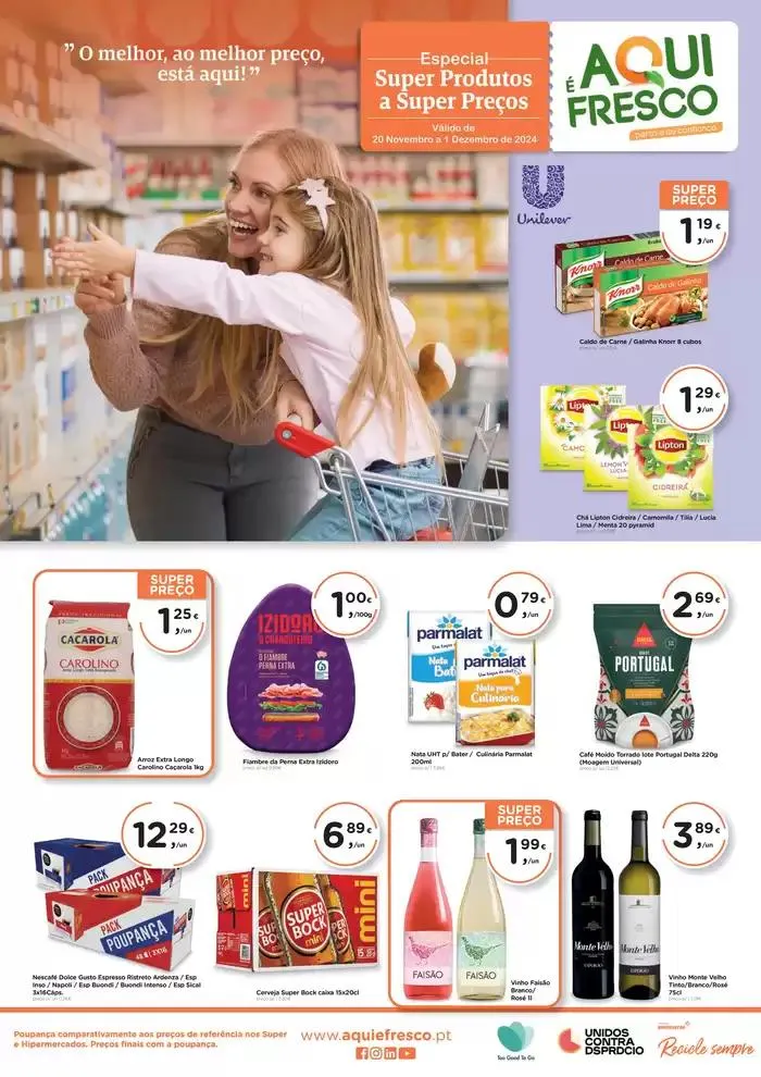 Folheto Super produtos a Super preços - 1