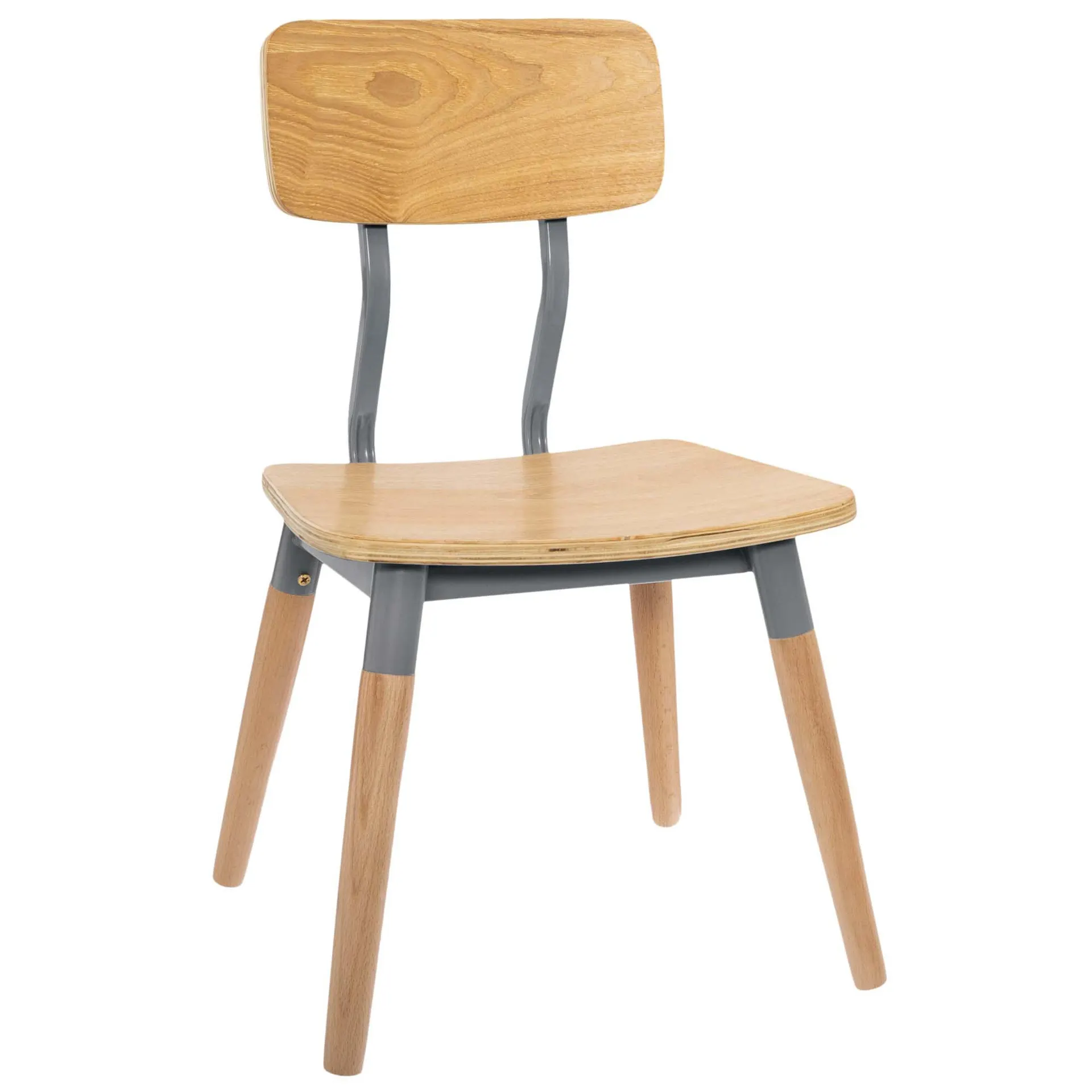 Cadeira Infantil Retro Cinza