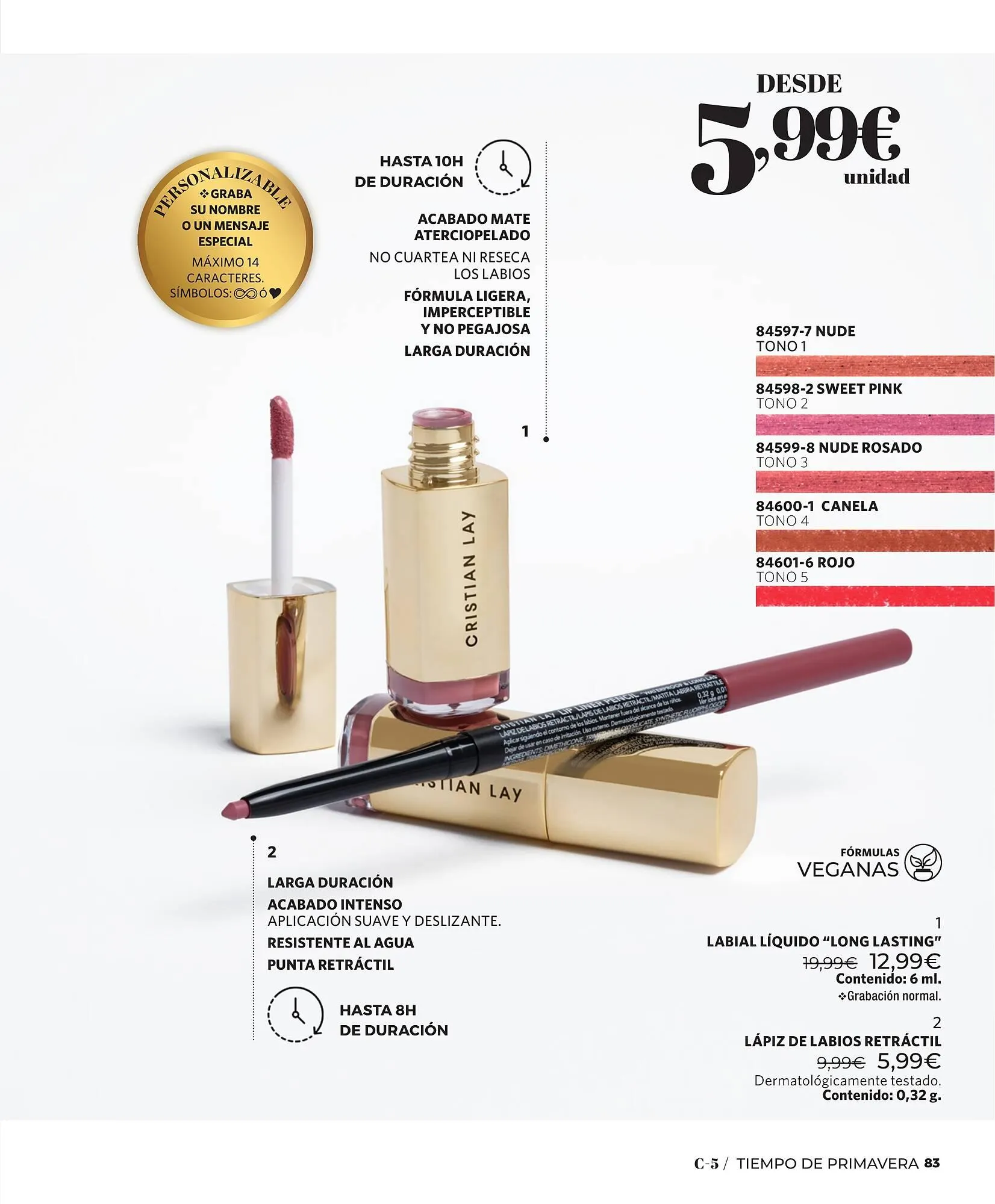 Folheto Catálogo Cristian Lay de 25 de março até 12 de abril 2026 - Pagina 83