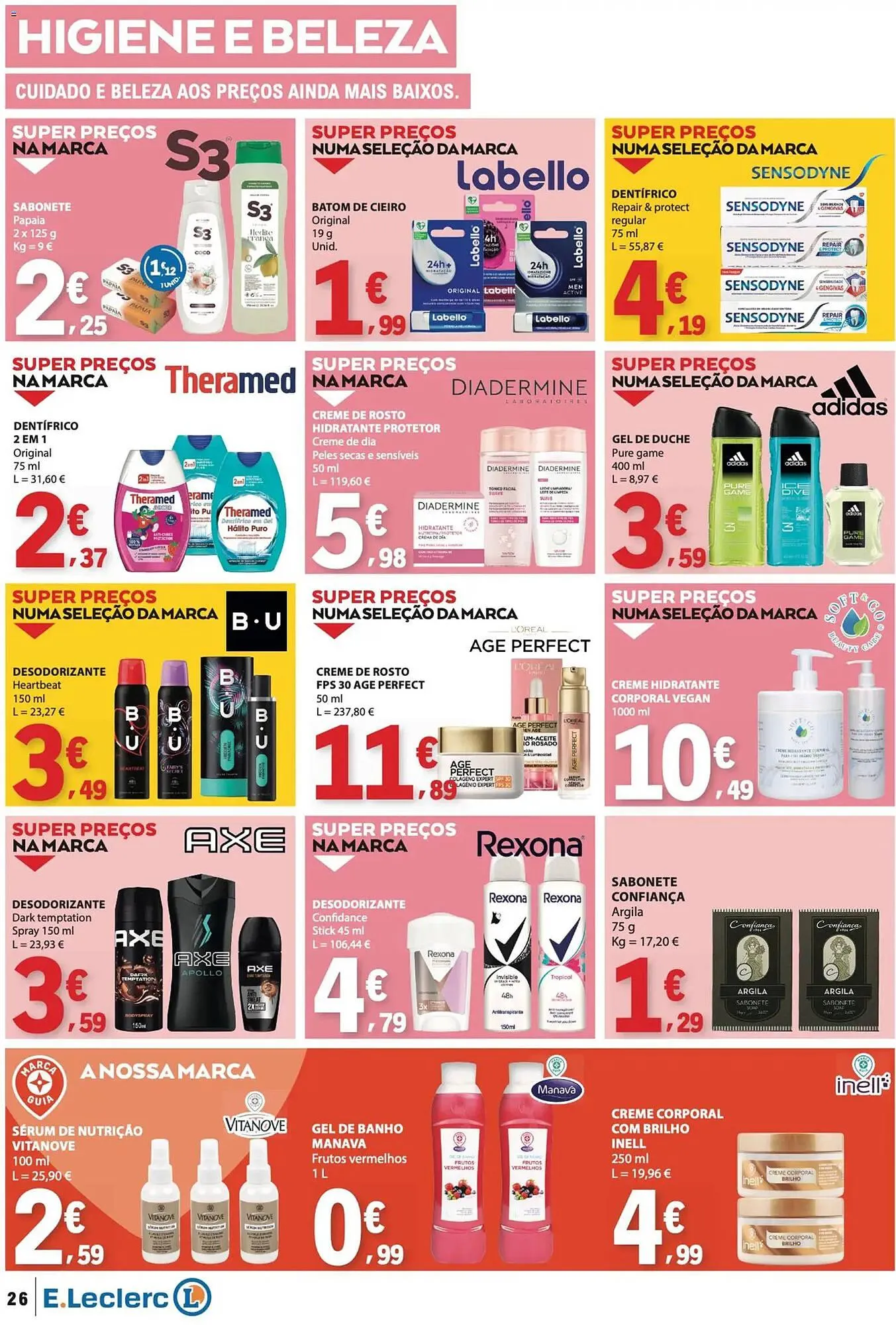 Folheto Folheto E.Leclerc de 26 de março até 7 de abril 2026 - Pagina 26