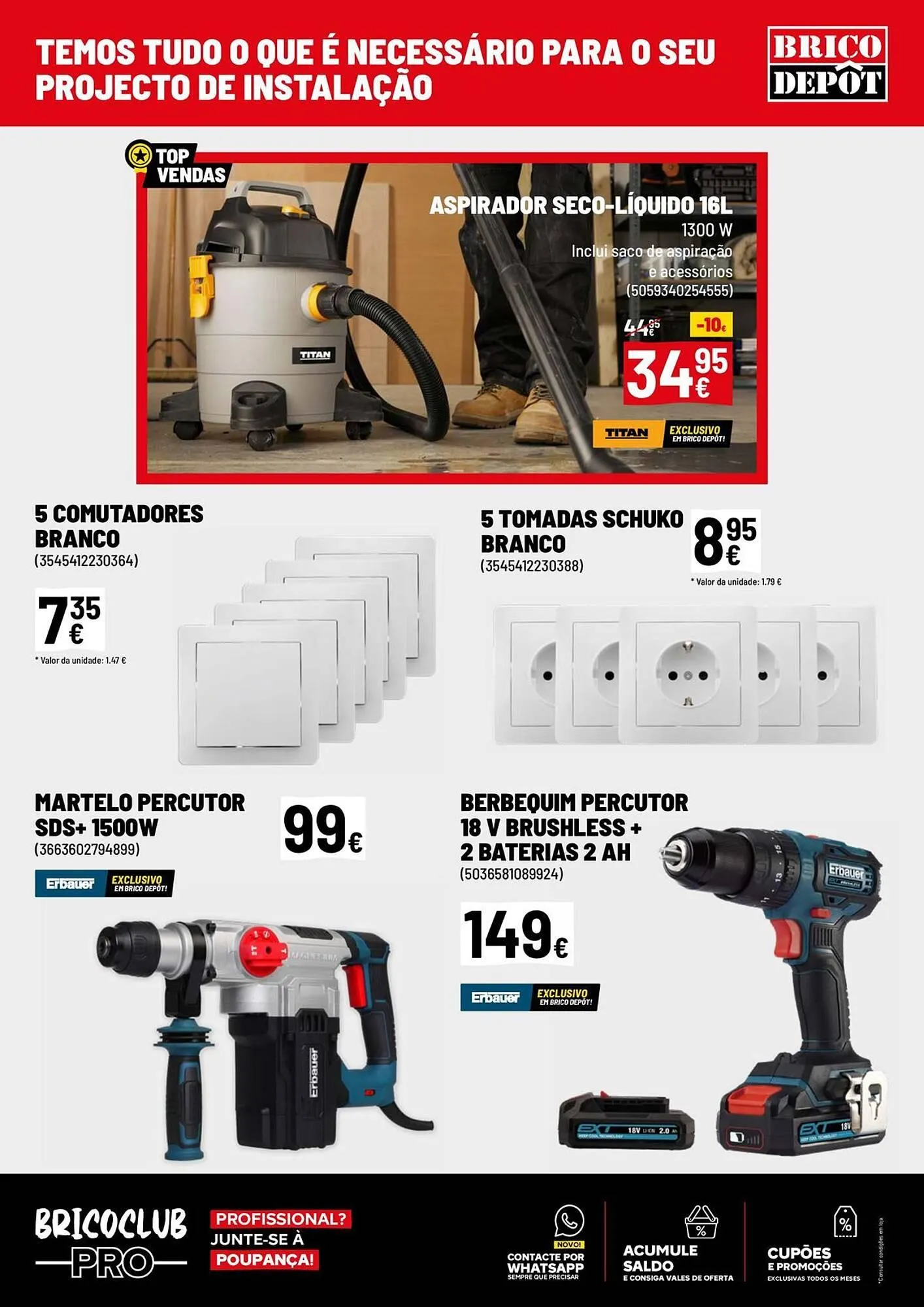 Folheto Folheto Brico Depôt de 31 de janeiro até 27 de fevereiro 2025 - Pagina 19