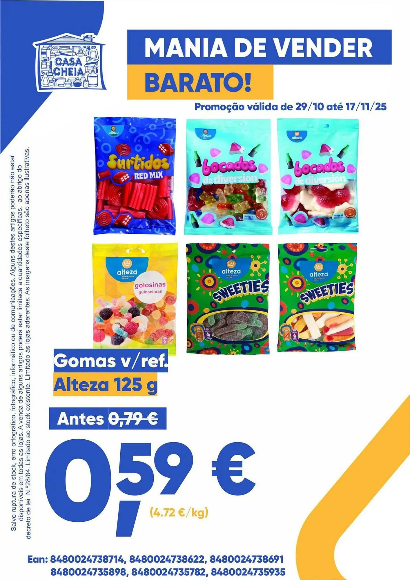 Folheto Folheto Casa Cheia de 29 de outubro até 24 de novembro 2025 - Pagina 1