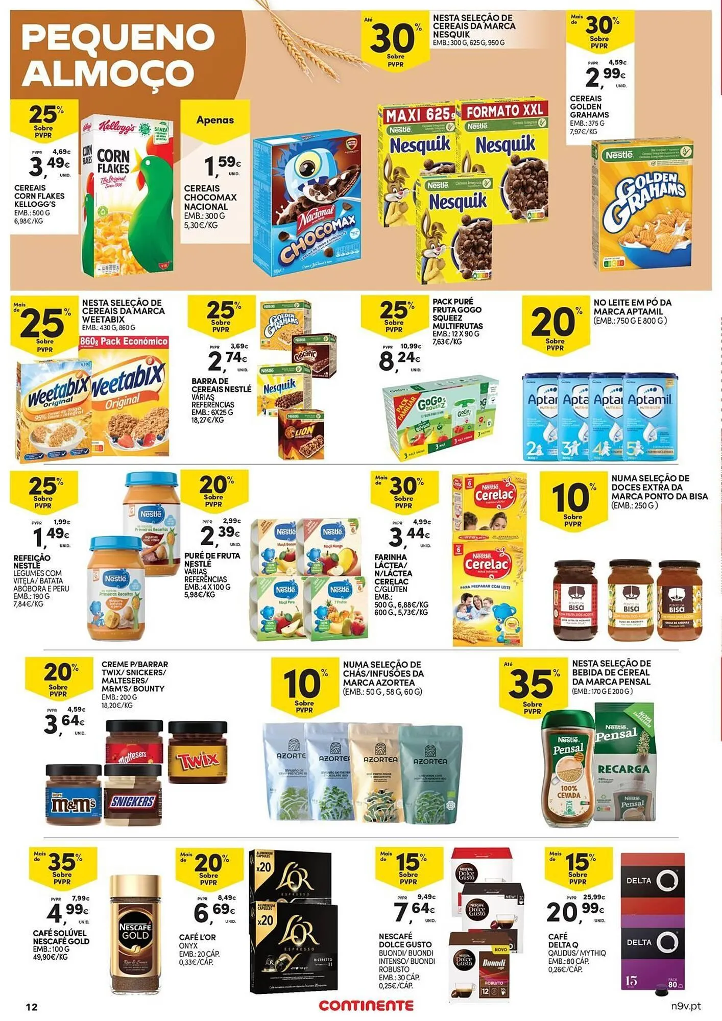 Folheto Folheto Continente de 4 de abril até 16 de abril 2025 - Pagina 12