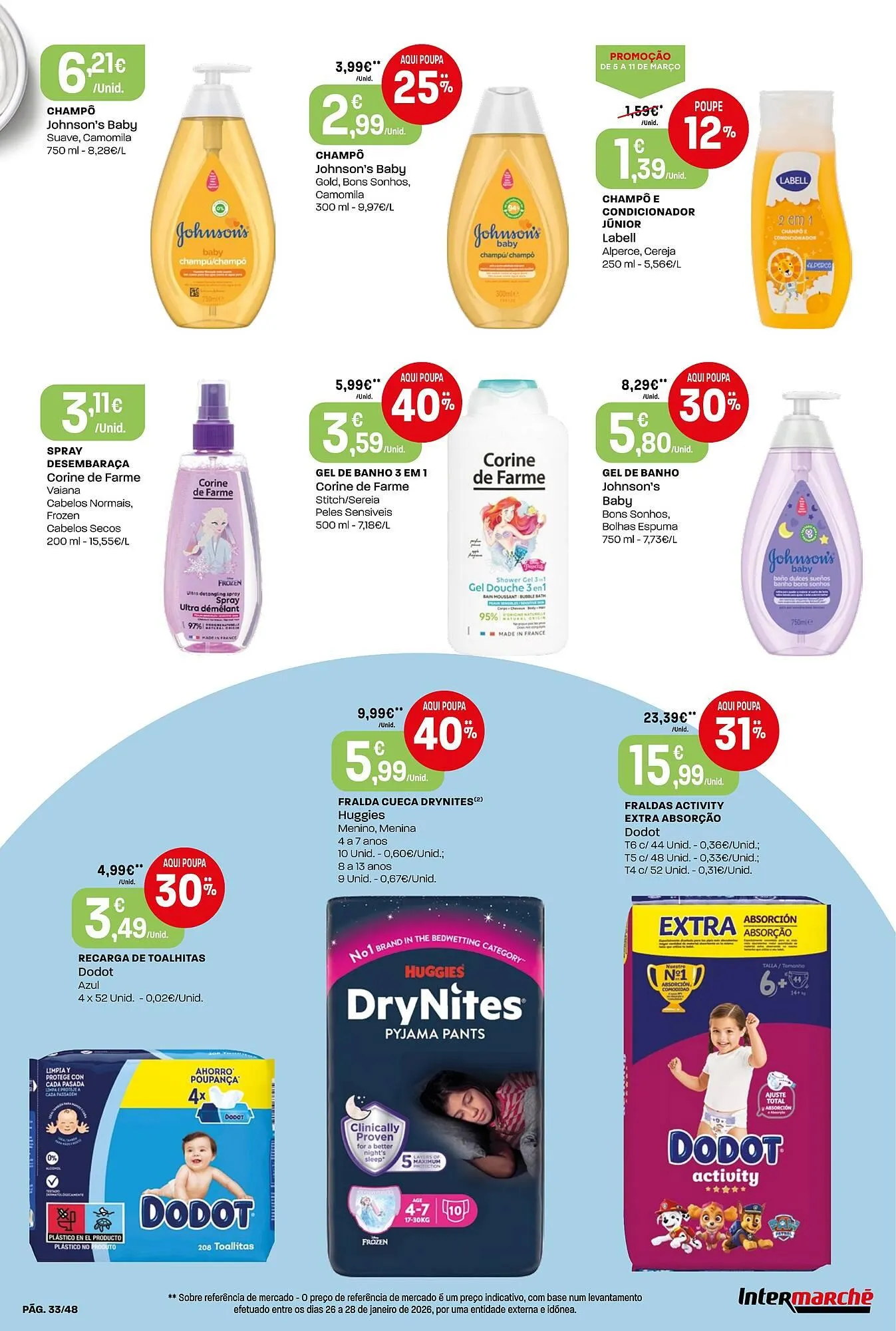 Folheto Folheto Intermarché de 5 de março até 11 de março 2026 - Pagina 33
