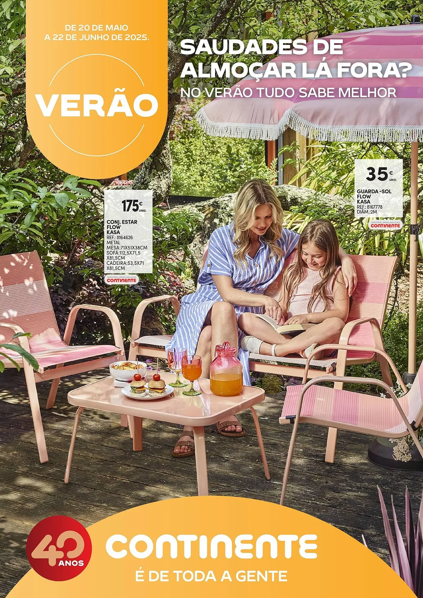 Folheto Folheto Continente de 20 de maio até 22 de junho 2025 - Pagina 1